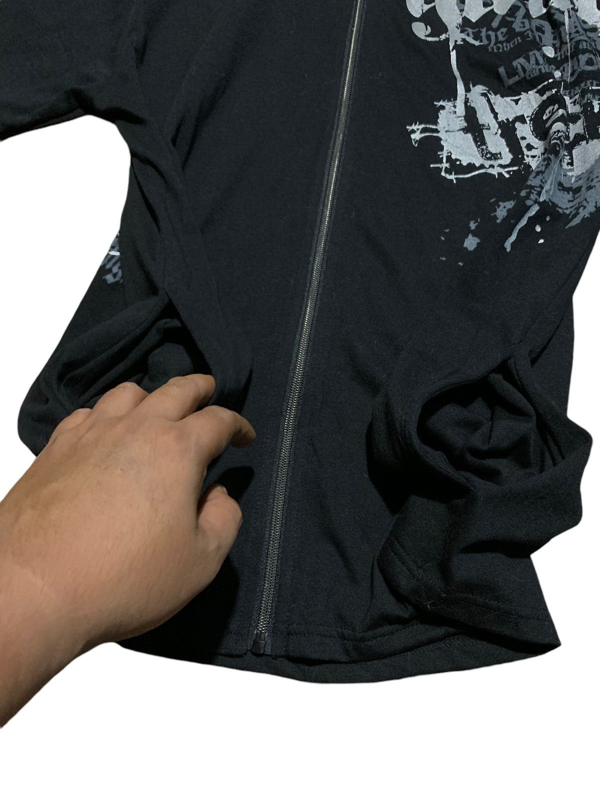 If Six Was Nine Beaumere poem punk fur hoodie short sleeve Size US M / EU 48-50 / 2 - 5 Thumbnail