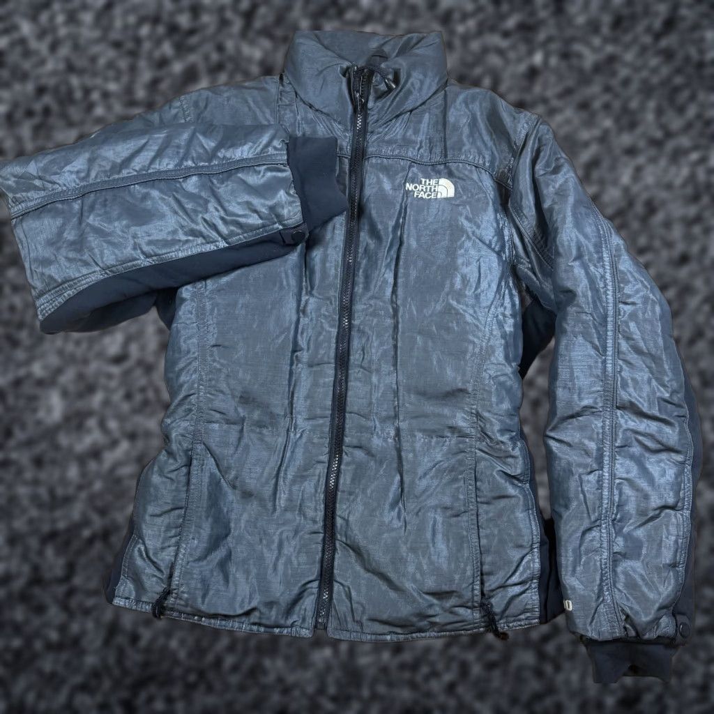 The North Face VINTAGE The North Face Jacket Women Medium Full Zip Down Black Nylon Puffer Metal 90s/North Face Women M Black Down Fill Jacket Full Zip Size M / US 6-8 / IT 42-44 - 1 Thumbnail