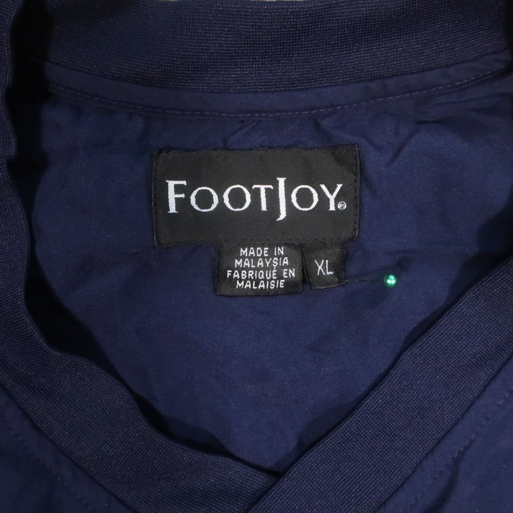 Footjoy VINTAGE? No. Footjoy FJ Windbreaker Mens XL Navy Long Sleeve Pullover Embroidered Logo Jacket? Size US XL / EU 56 / 4 - 3 Thumbnail