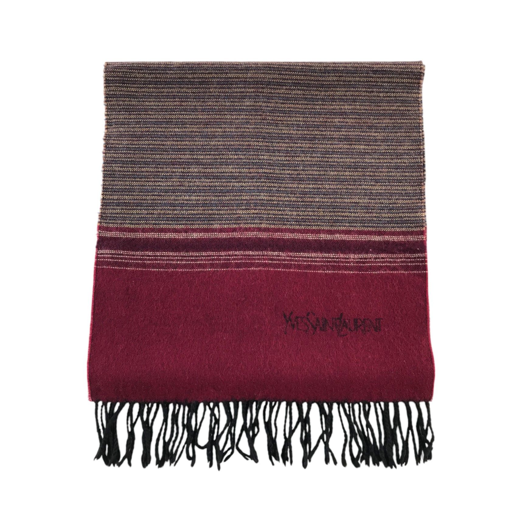 Vintage Yves Saint Laurent Scarf / Muffler / Neckwear - WW2134 Size ONE SIZE - 2 Thumbnail