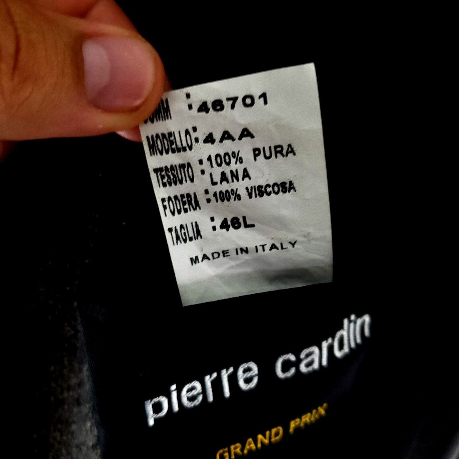 Pierre Cardin Pierre Cardin Wool Tweed 2 Button Sport Coat 42R Black Green Size 42R - 8 Thumbnail