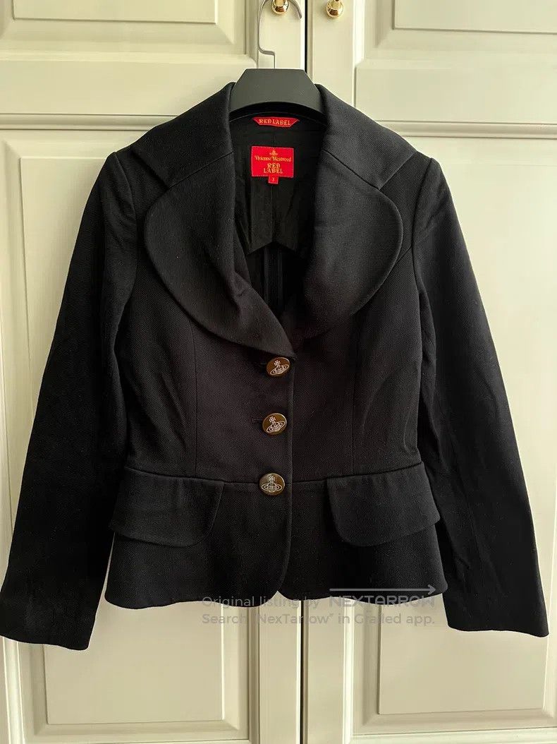 Vivienne Westwood Vivienne Westwood Used red label fitted waist suit jacket Size L / US 10 / IT 46 - 1 Thumbnail