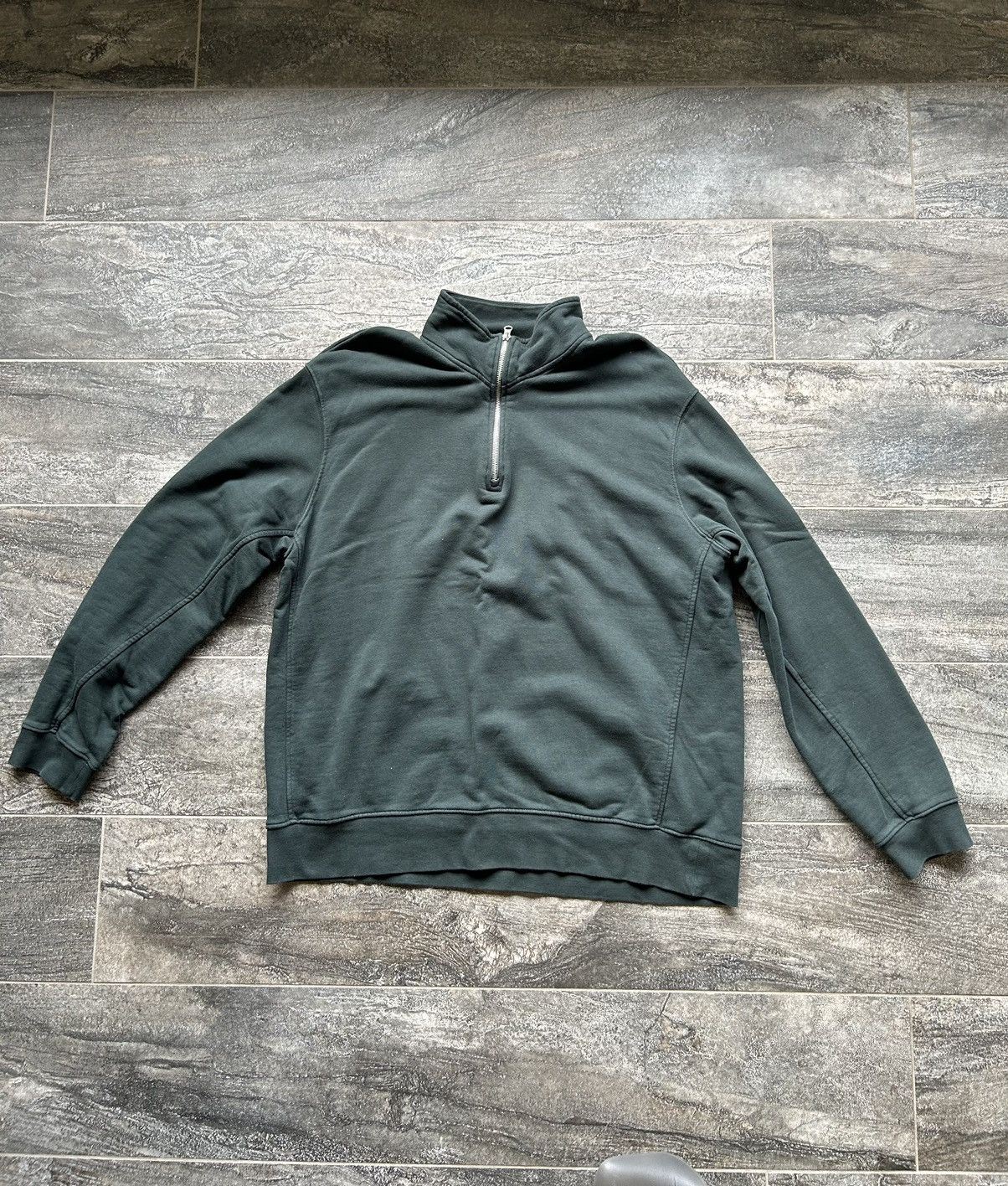 Vintage Quarter ZIp Vintage Kanye West Yeezy Style Green Sweater Size US XXL / EU 58 / 5 - 1 Thumbnail