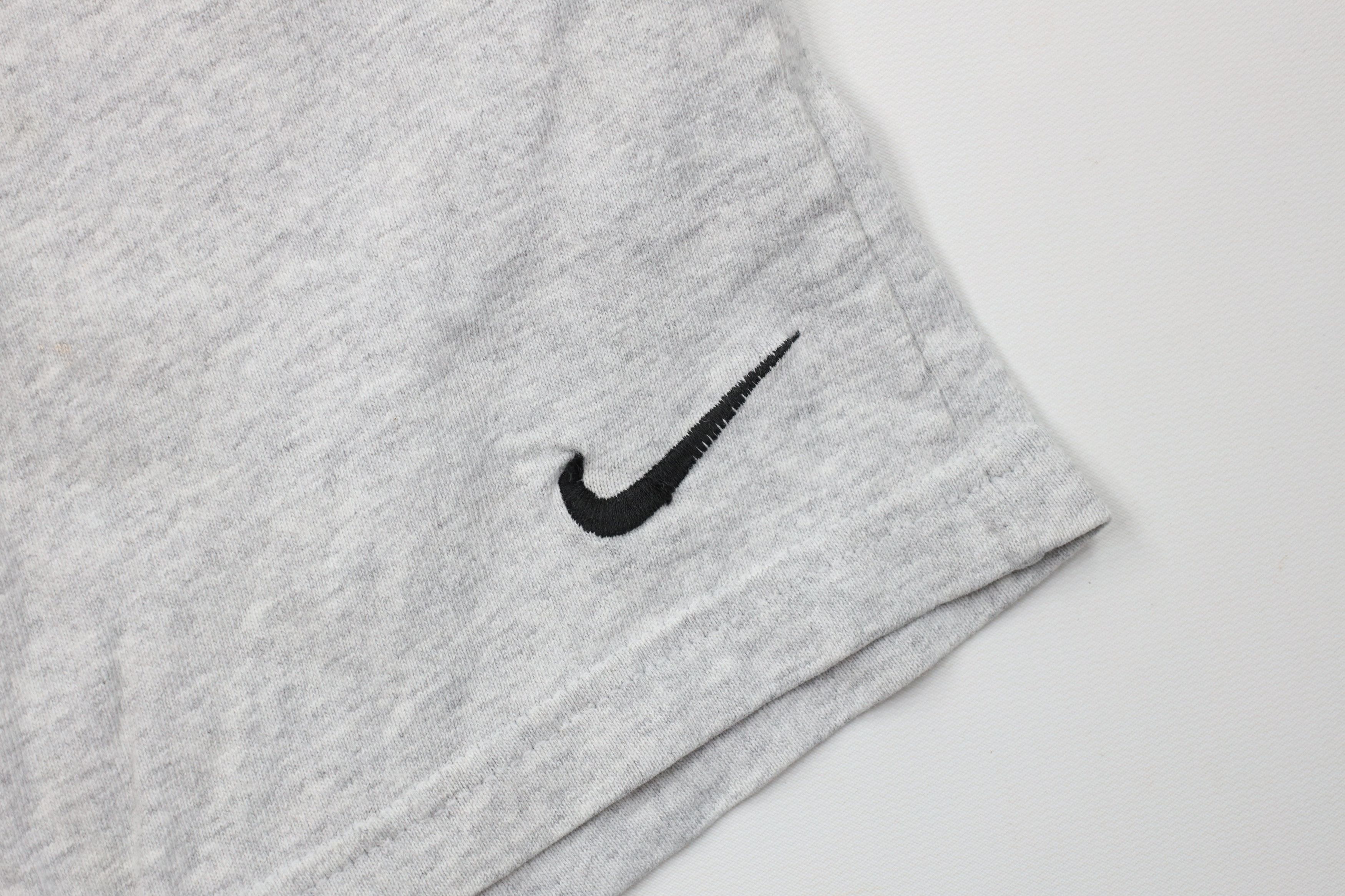 Nike Vintage 90s Nike Mini Swoosh Above Knee Shorts Gray USA Size US 34 / EU 50 - 5 Thumbnail