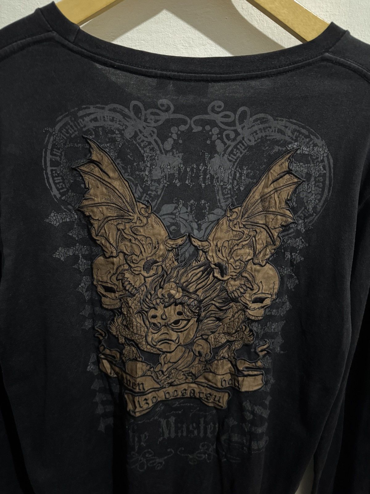 Hysteric Glamour Y2k Jizo-Bosatsu skull Ifsixwasnine style longsleeve Size US M / EU 48-50 / 2 - 5 Thumbnail