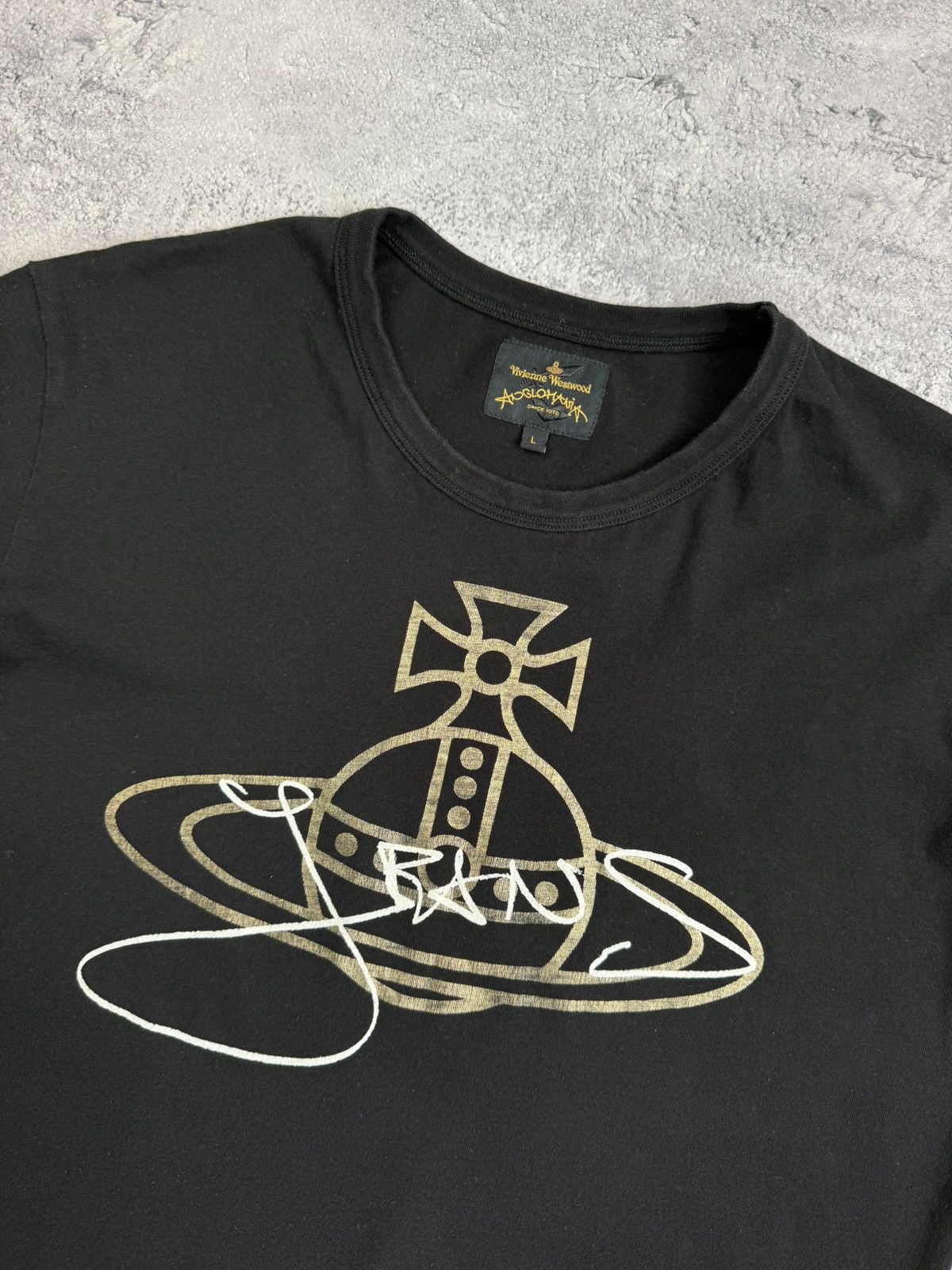 Vivienne Westwood Vintage Vivienne Westwood Anglomania Big Logo T-Shirt Size US L / EU 52-54 / 3 - 8 Thumbnail