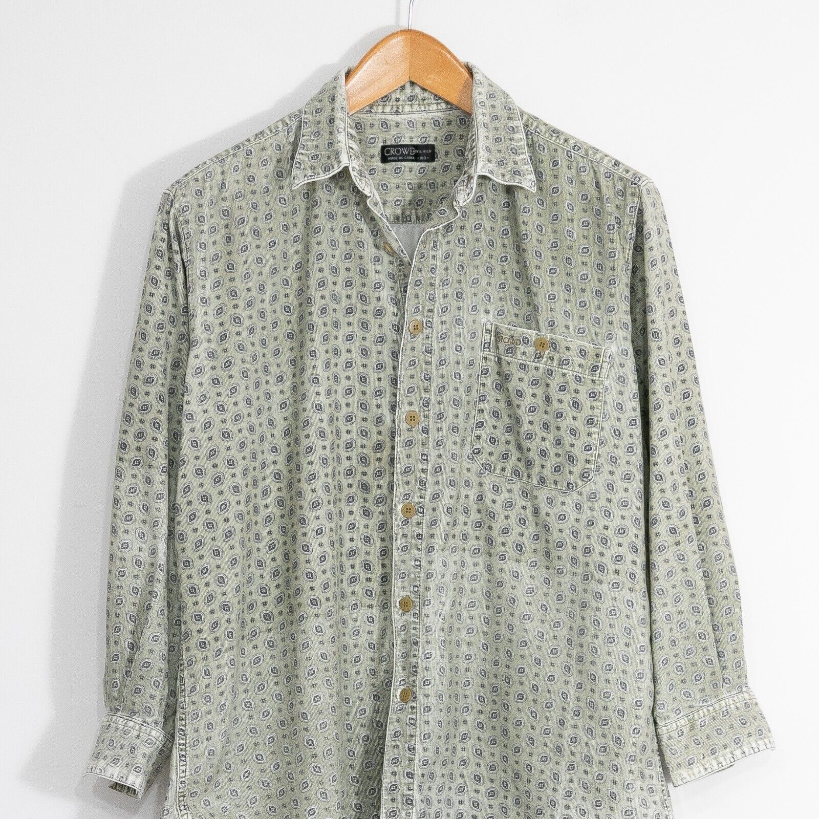 Vintage Vintage Corduroy Button Shirt Small - Long Sleeve Distressed Size US S / EU 44-46 / 1 - 2 Thumbnail