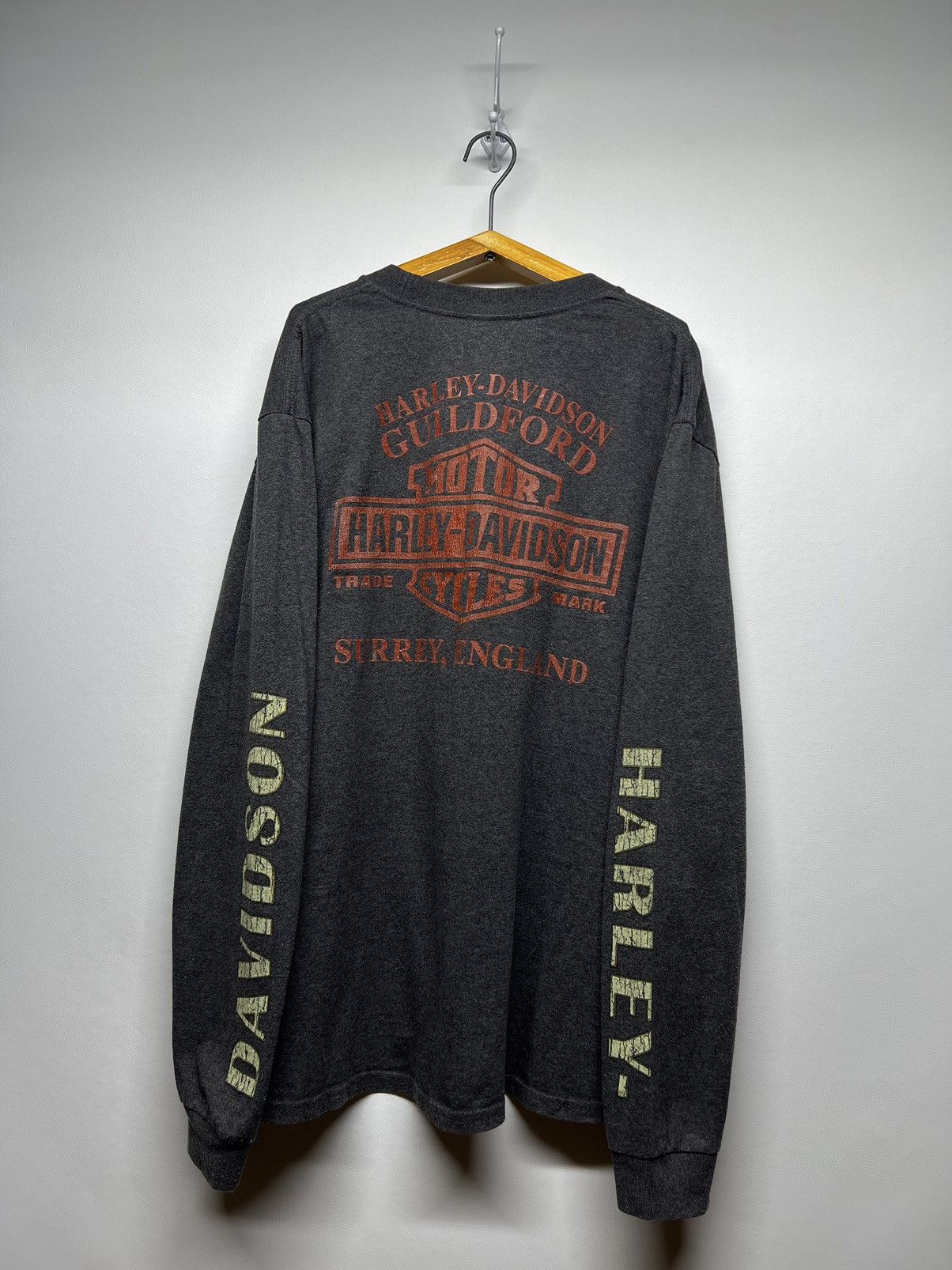 Vintage Vintage Y2k Harley Davidson 🩶 Motorcycles Long Sleeve 00’s Size US L / EU 52-54 / 3 - 3 Thumbnail