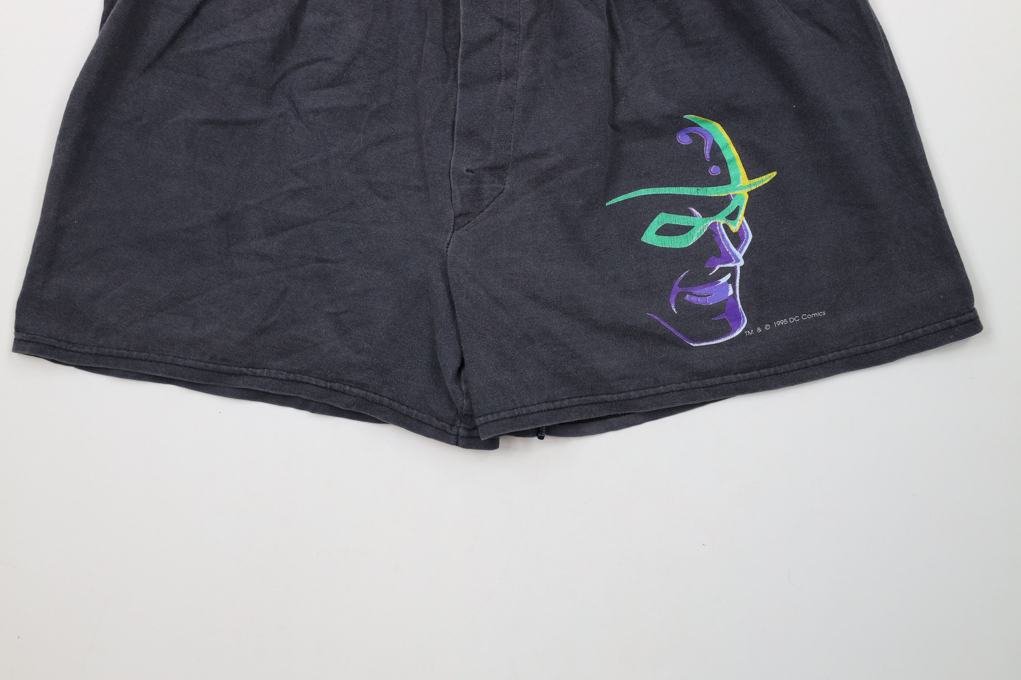 Vintage Vintage 90s Batman The Riddler Spell Out Short Shorts USA Size 30" / US 8 / IT 44 - 4 Thumbnail