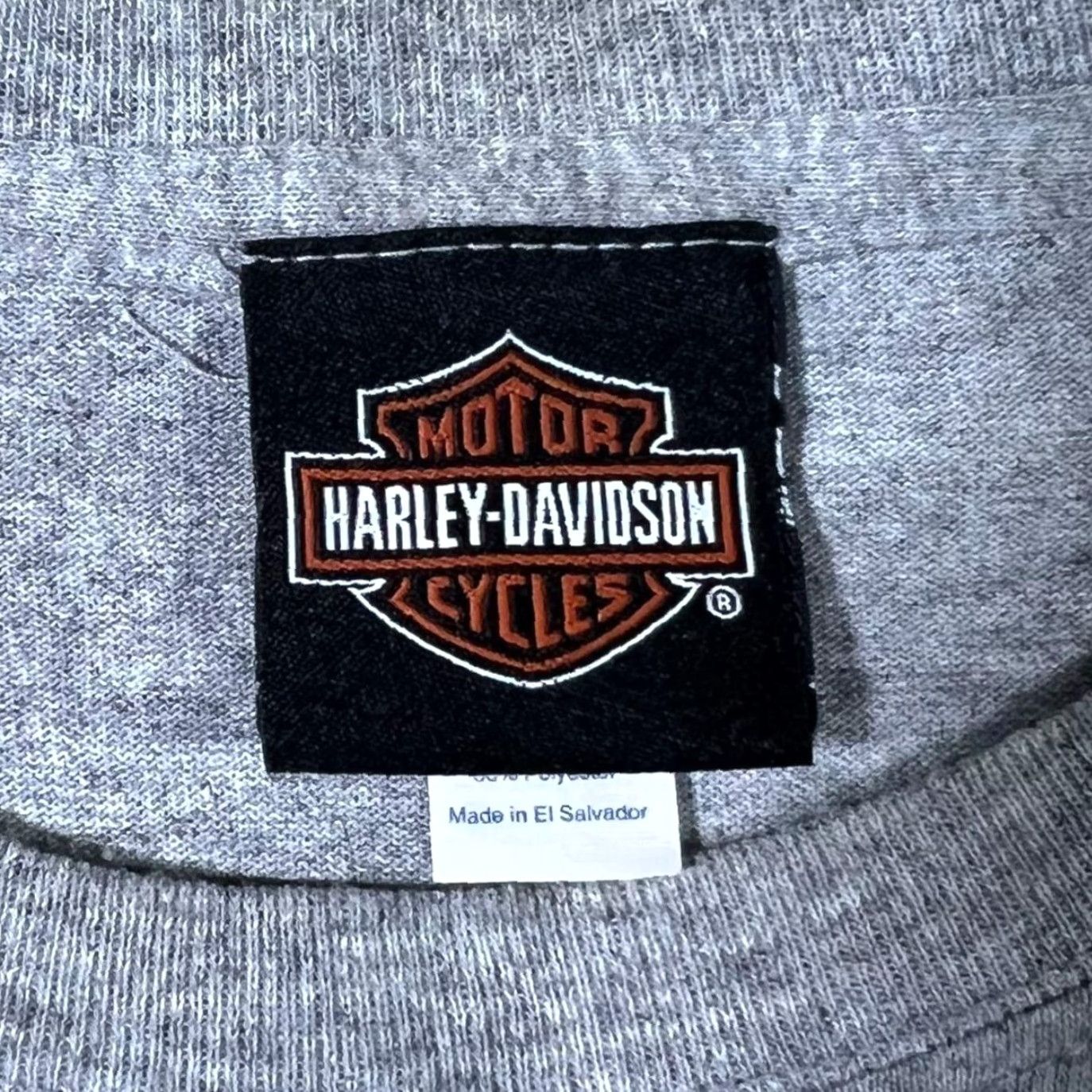 Harley Davidson Harley-Davidson Motorcycles (2021) "San Diego" USA Biker Grey Pocket T-Shirt Large Size US L / EU 52-54 / 3 - 3 Thumbnail