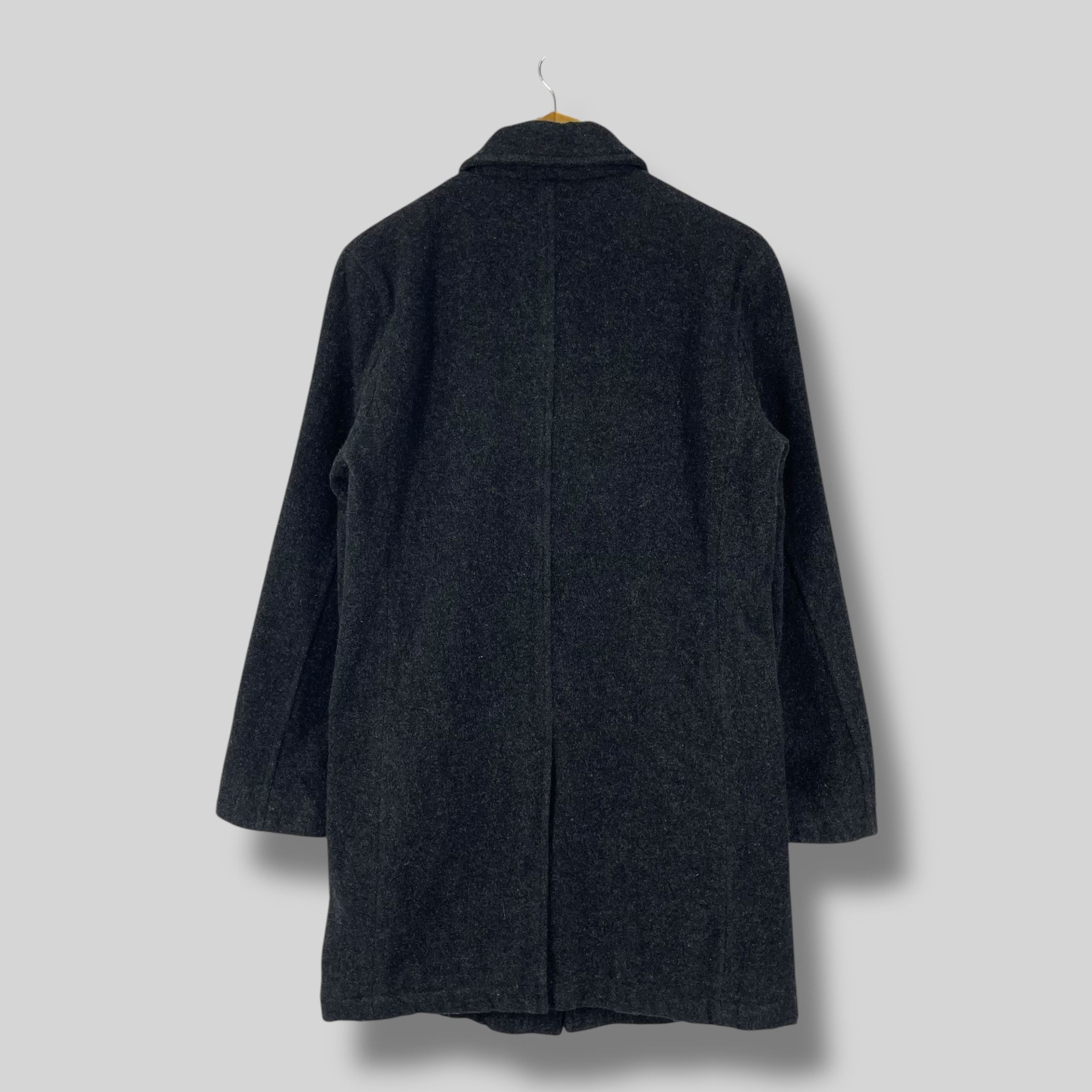 PPFM Vintage PPFM Zip Up Heavyweight Wool Long Jacket Size US S / EU 44-46 / 1 - 10 Thumbnail