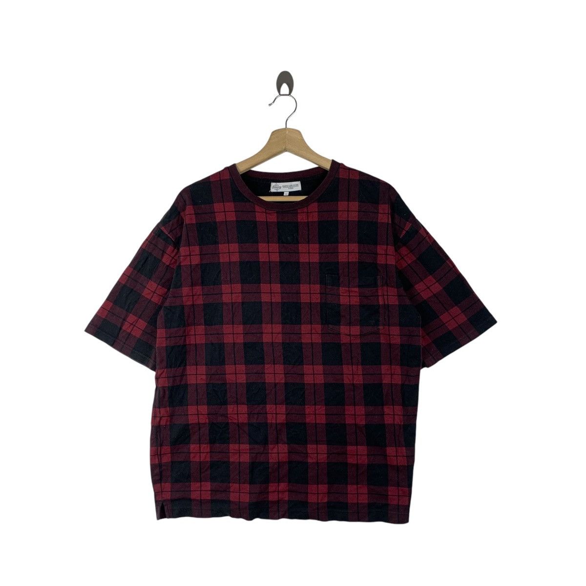 Beams Plus BEAMS PLUS B:MING LIFE Store Collection Tartan Tee Shirt Top Size L / US 10 / IT 46 - 1 Thumbnail