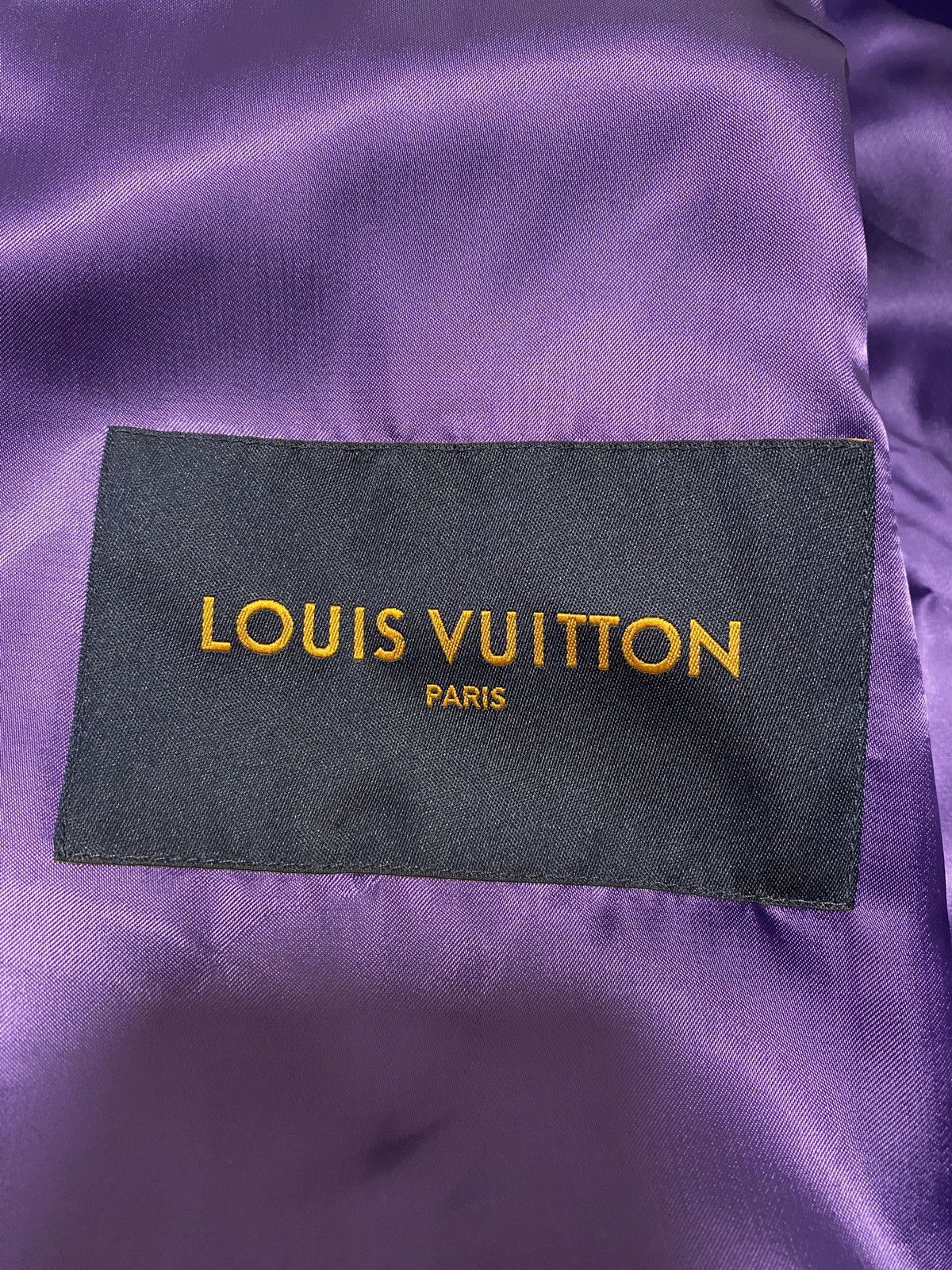 Louis Vuitton × Virgil Abloh Louis Vuitton X Virgil Abloh AW22 purple frog varsity jacket Size US XXL / EU 58 / 5 - 15 Thumbnail