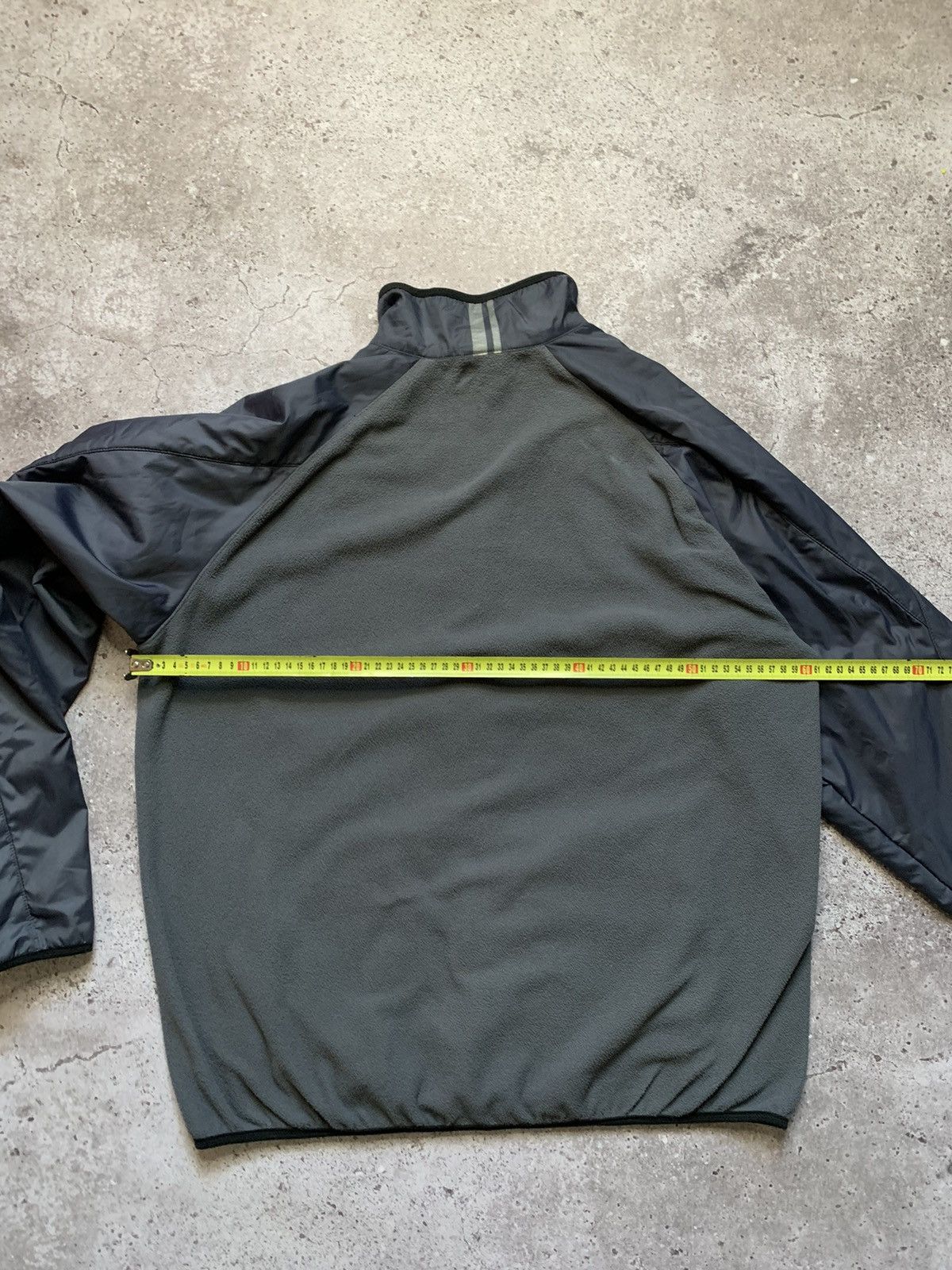 Nike Vintage Nike Fleece Nylon Sleeve Zip Orange Swoosh Size US XL / EU 56 / 4 - 12 Thumbnail