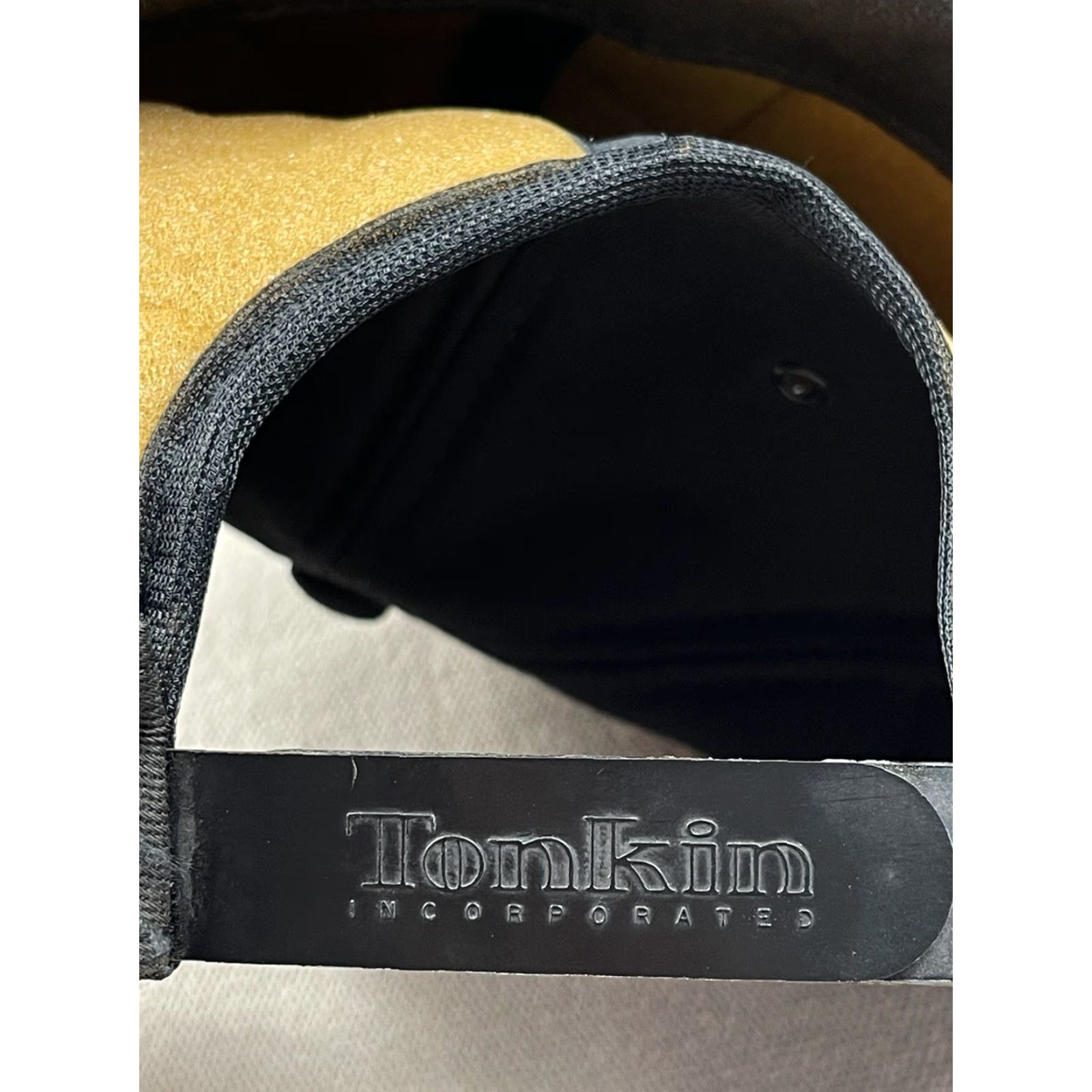 Vintage VINTAGE Caterpillar Snapback Hat Adjustable Black Tonkin Logo Retro Mens Size ONE SIZE - 5 Thumbnail