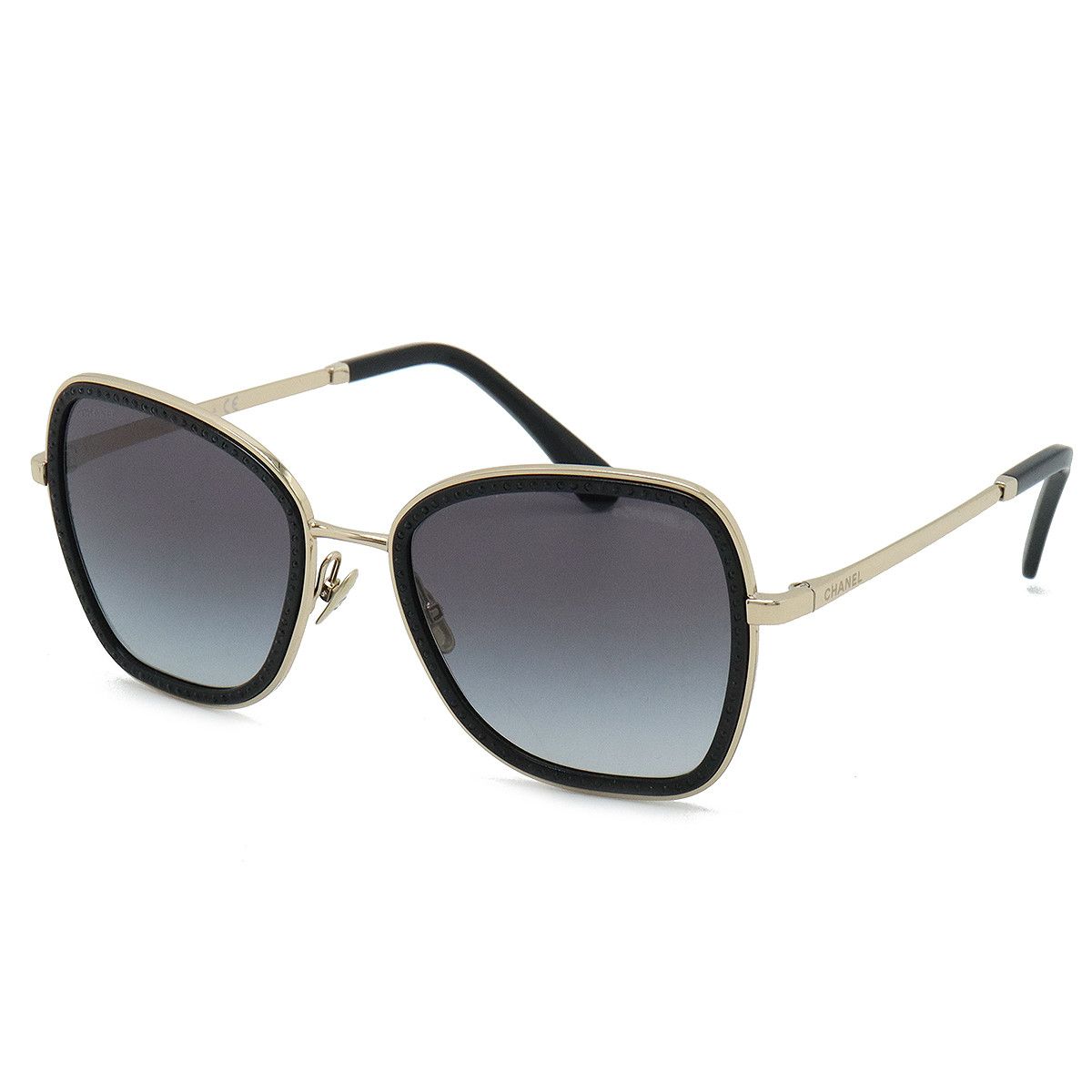 Chanel Chanel Chanel Coco Mark Sunglasses Metal Sunglasses 4277-B DUTY FREE for USA Size ONE SIZE - 1 Thumbnail