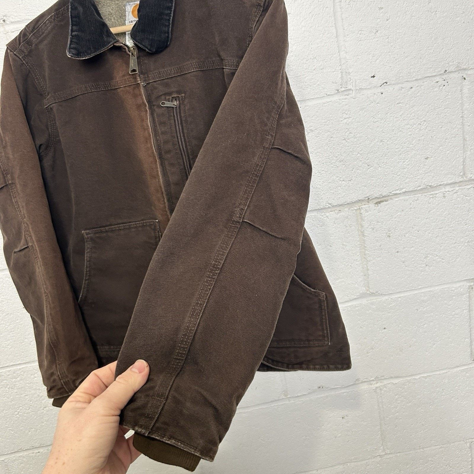 Carhartt Vintage Carhartt Sherpa-Lined Ridge Coat “Dark Brown” WC061 Size S / US 4 / IT 40 - 9 Thumbnail