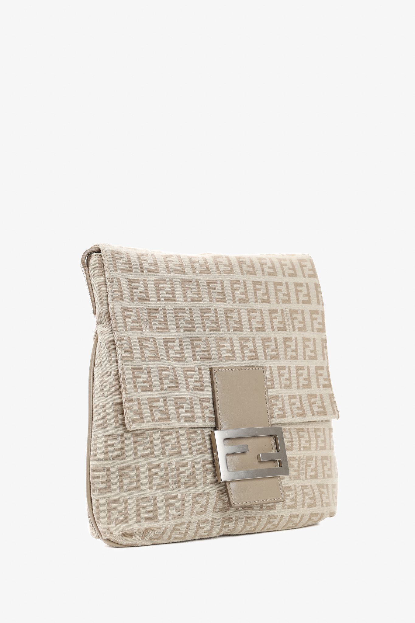 Fendi Fendi Beige Tortora & Pietra Zucchino Piatta Crossbody Size ONE SIZE - 2 Thumbnail
