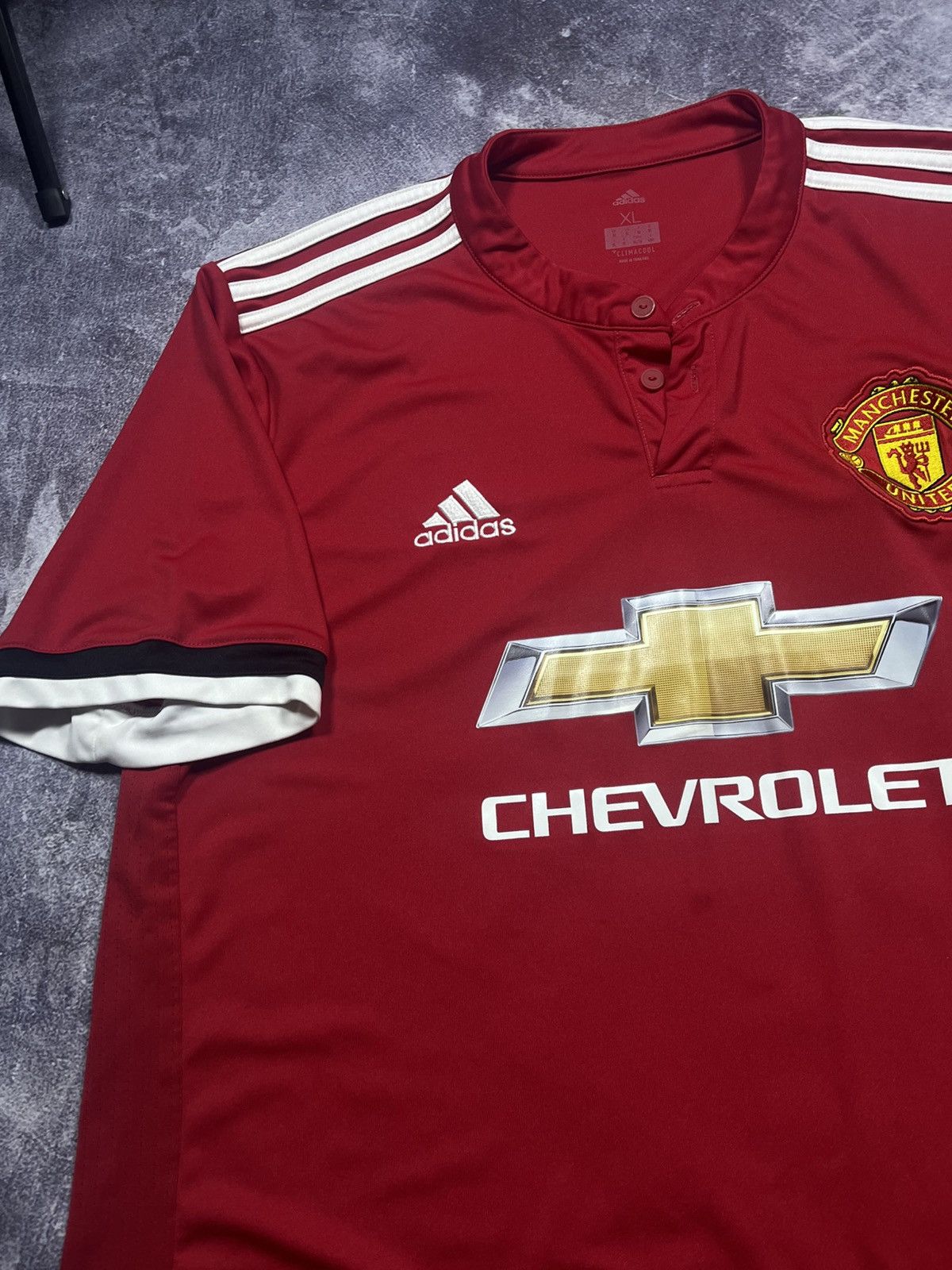 Adidas Manchester United Chevrolet Football Jersey Adidas Home Size US XL / EU 56 / 4 - 3 Thumbnail