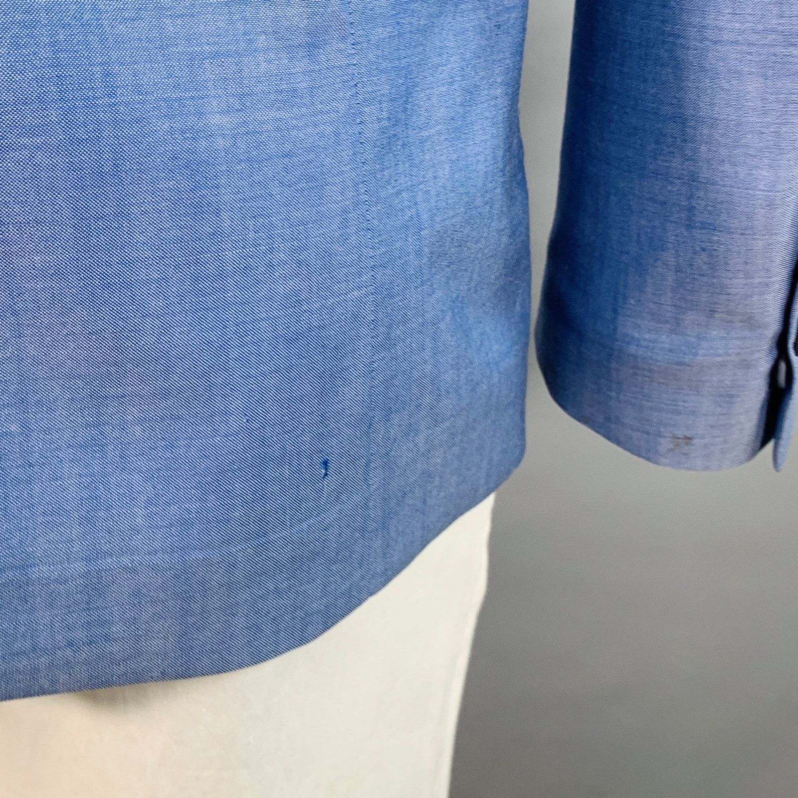 Viktor & Rolf VIKTOR & ROLF Size 42 Blue Virgin Wool Peak Lapel Sport Coat Size 42R - 6 Thumbnail