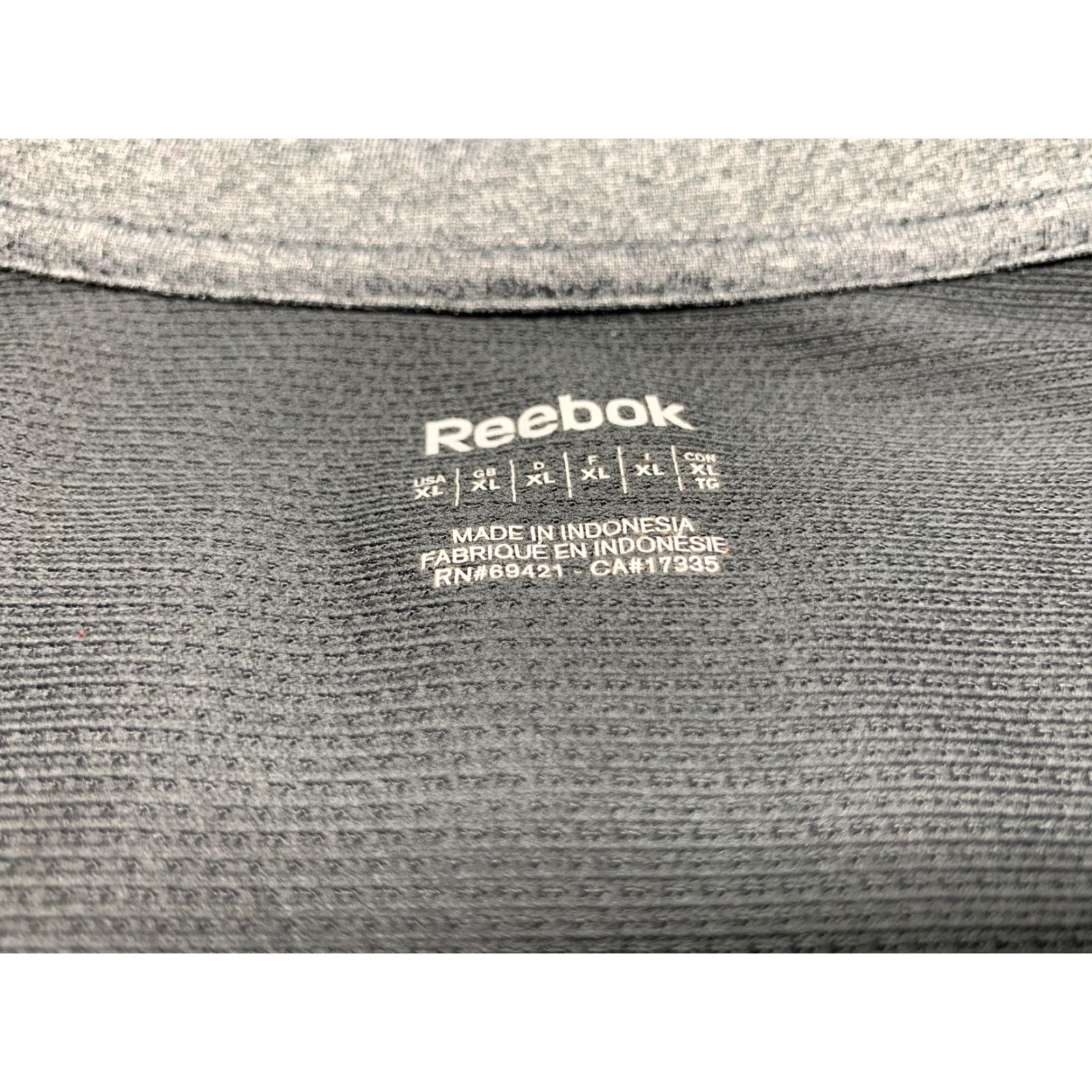 Reebok VINTAGE Reebok Men's Crew Neck T-Shirt Medium Gray Sportswear Activewear Size US M / EU 48-50 / 2 - 5 Thumbnail