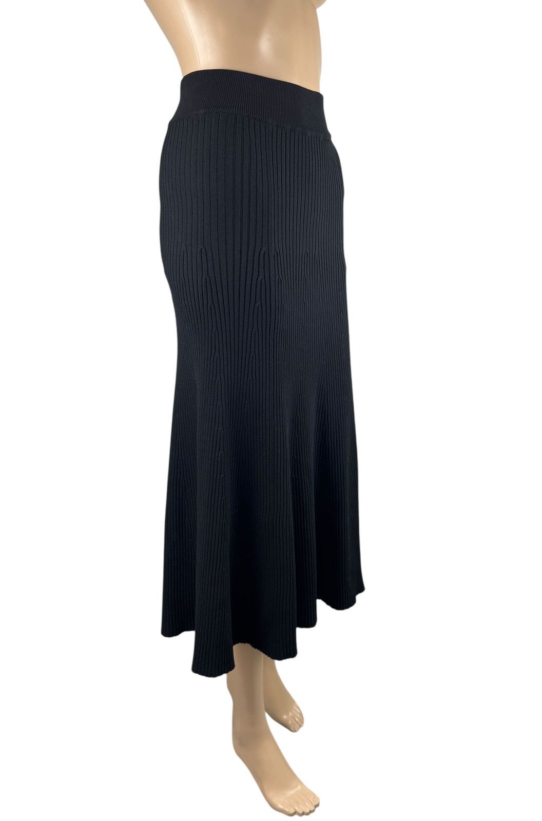 Maje Maje Tight Knit Maxi Skirt Pleated Viscose size 3 Size 34" / US 12 / IT 48 - 3 Thumbnail