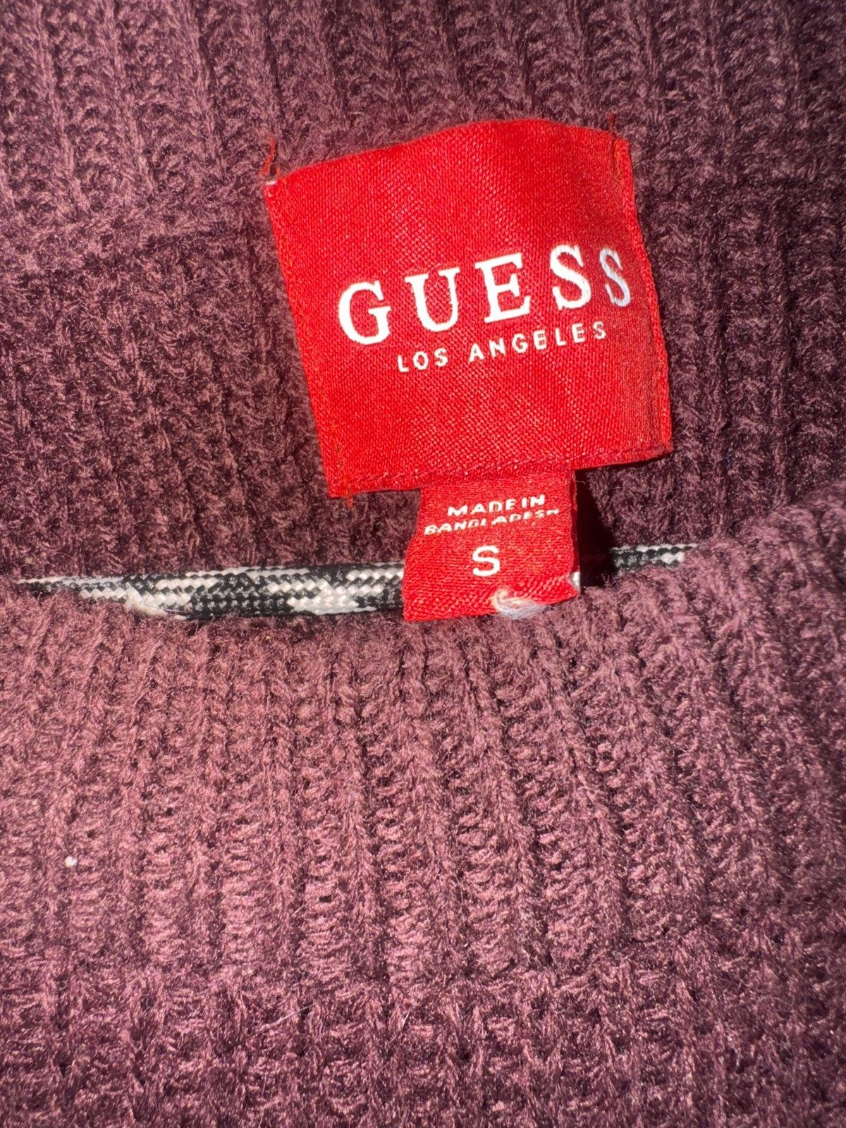 Guess Guess box logo black red white sweater Size US S / EU 44-46 / 1 - 2 Thumbnail