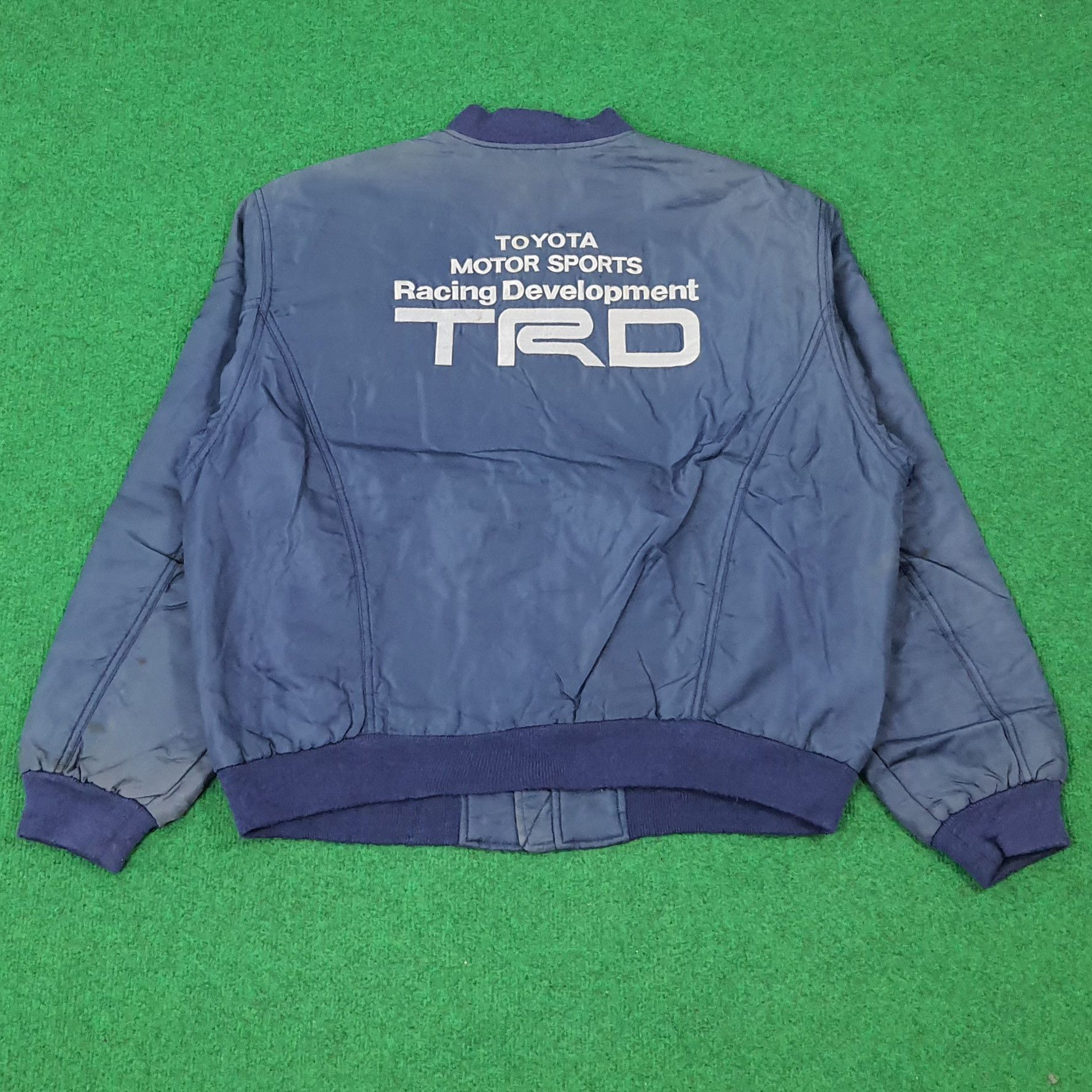 Vintage 90s Toyota TRD Retro MA-1 Bomber Jacket C274N3