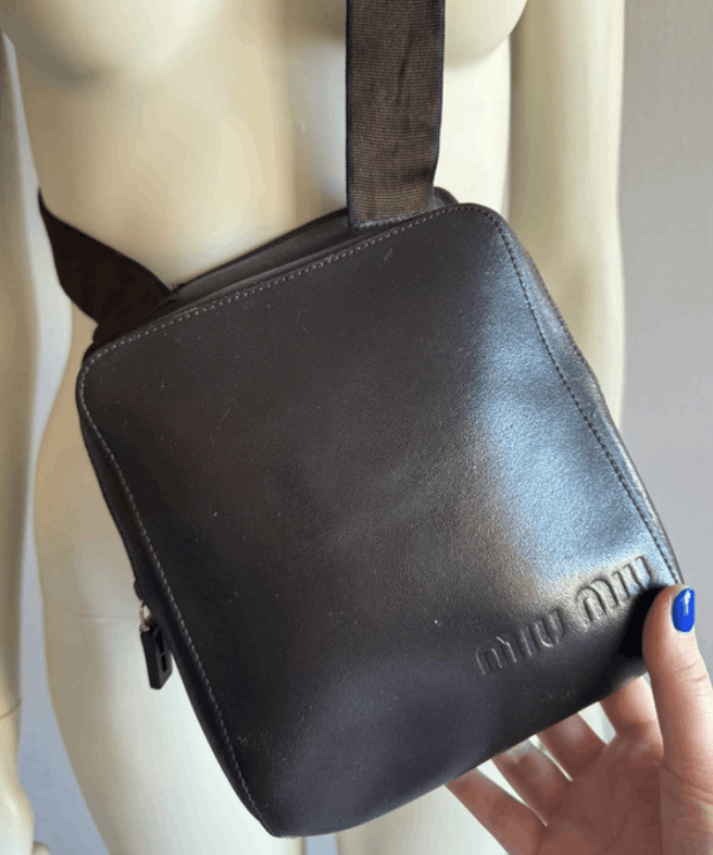 Miu Miu Miu Miu Bag Leather Shoulder Sport 1999 Hand Red Tab EX0021 Size ONE SIZE - 2 Thumbnail