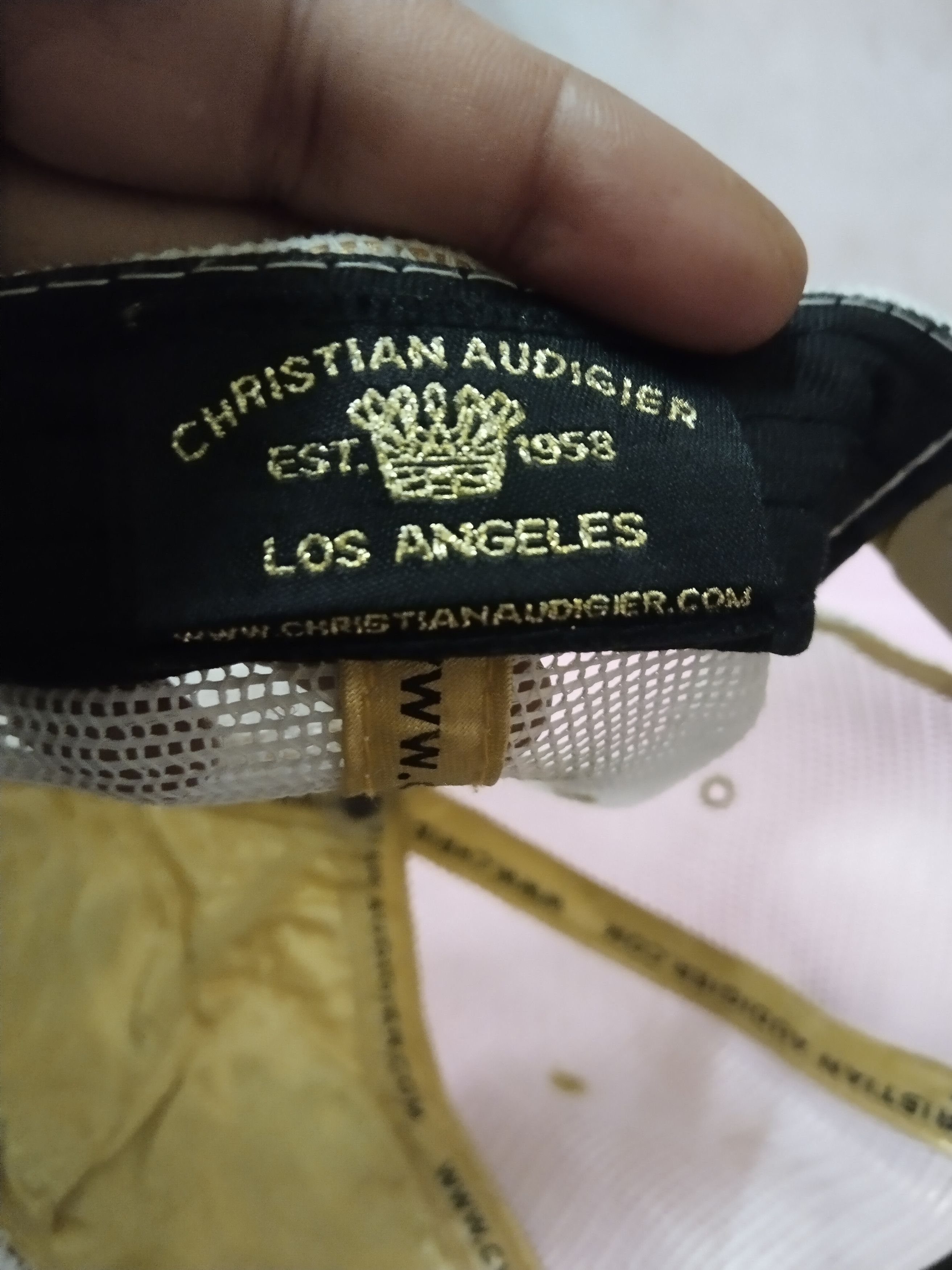 Christian Audigier CITY OF ANGELS CHRISTIAN AUDIGER TRUCKER HAT Size ONE SIZE - 8 Thumbnail