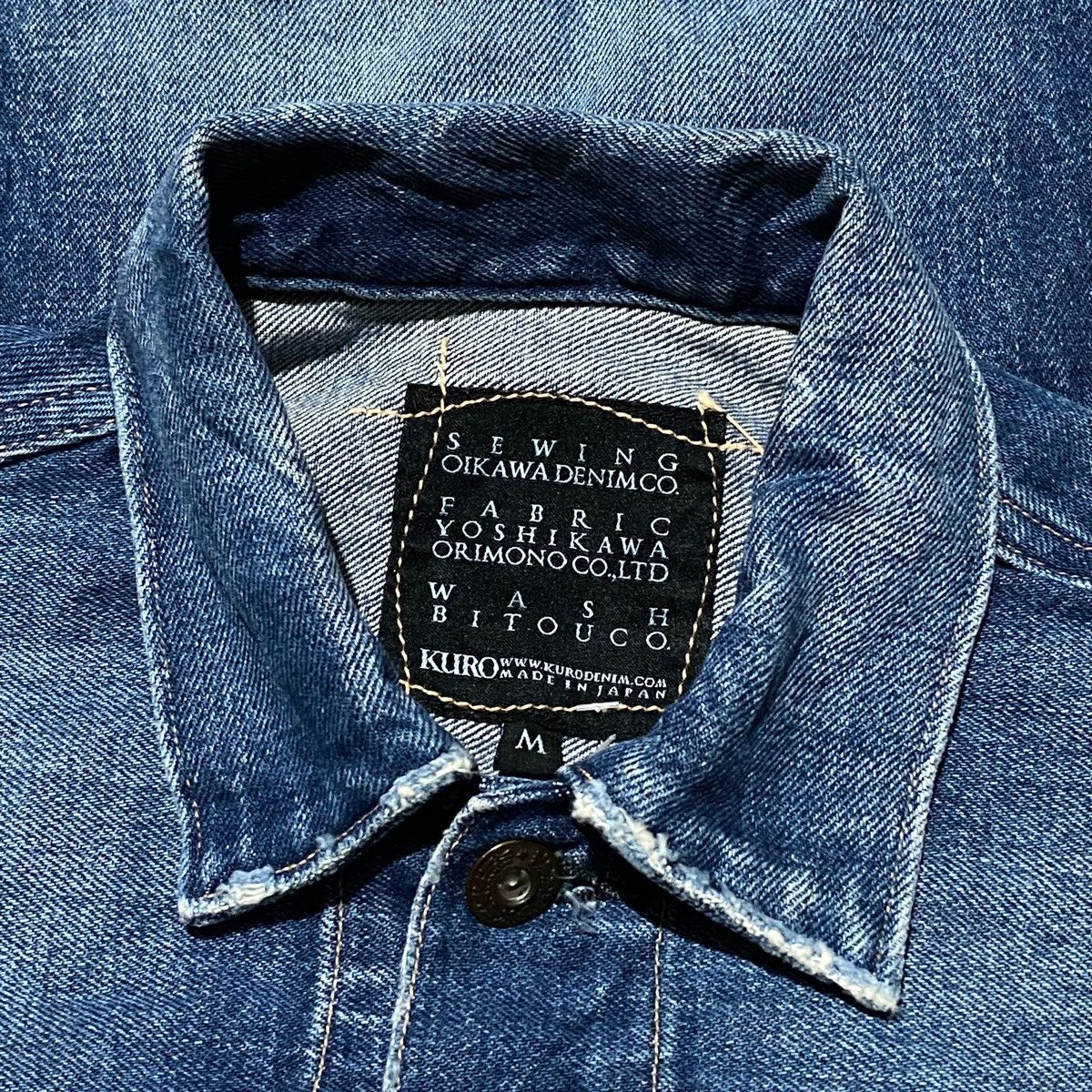 Japanese Brand × KURO RARE ❤️‍🔥 KURO CROW DENIM TYPE 1 JACKET Size US M / EU 48-50 / 2 - 6 Thumbnail