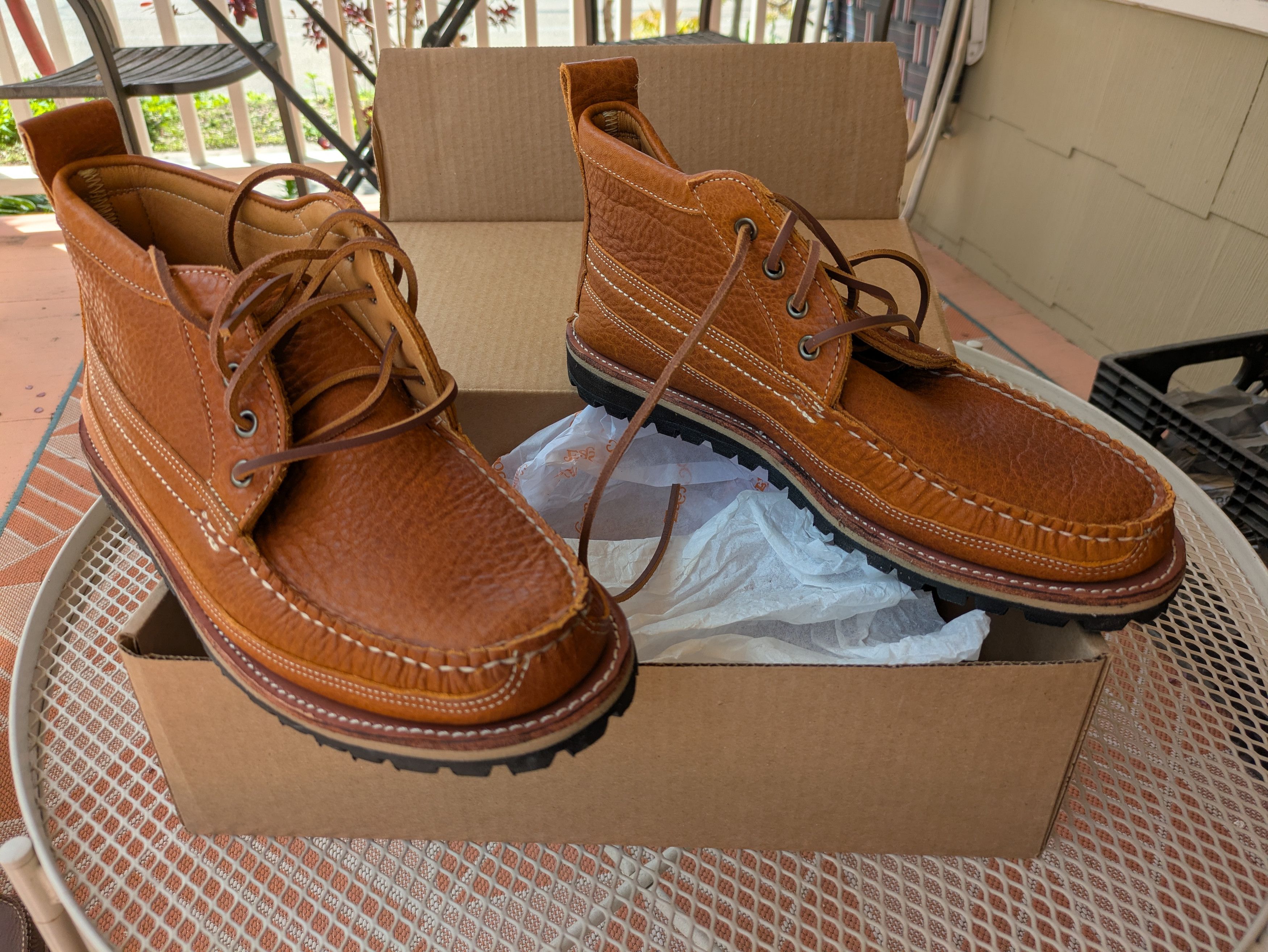 Easymoc Scout Boot - Peanut Grizzly Size US 9.5 / EU 42-43 - 2 Thumbnail