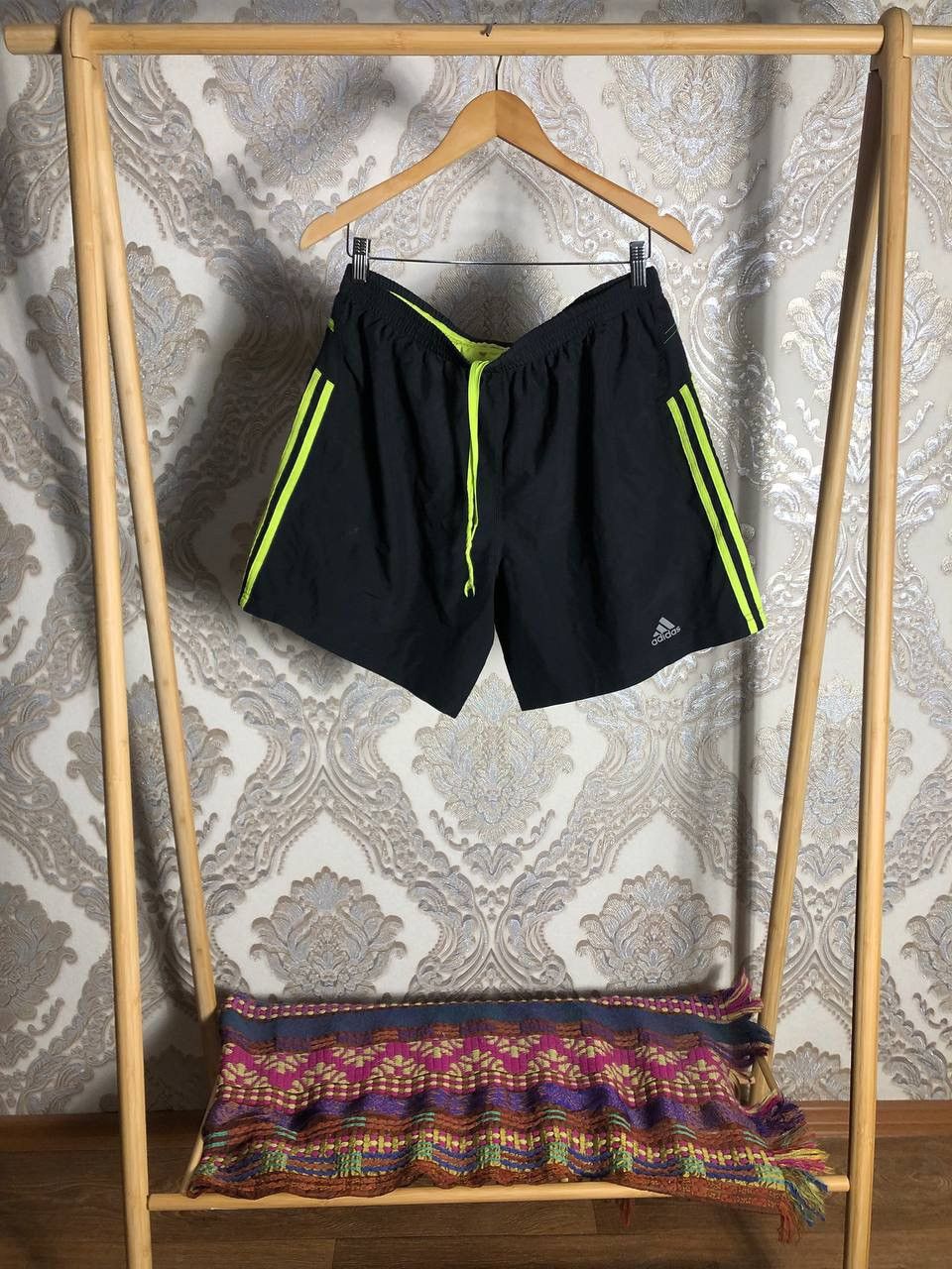 Adidas × Vintage VERY RARE ADIDAS CLIMALITE RUNNING RETRO SHORTS NYLON 90s Size US 34 / EU 50 - 1 Thumbnail