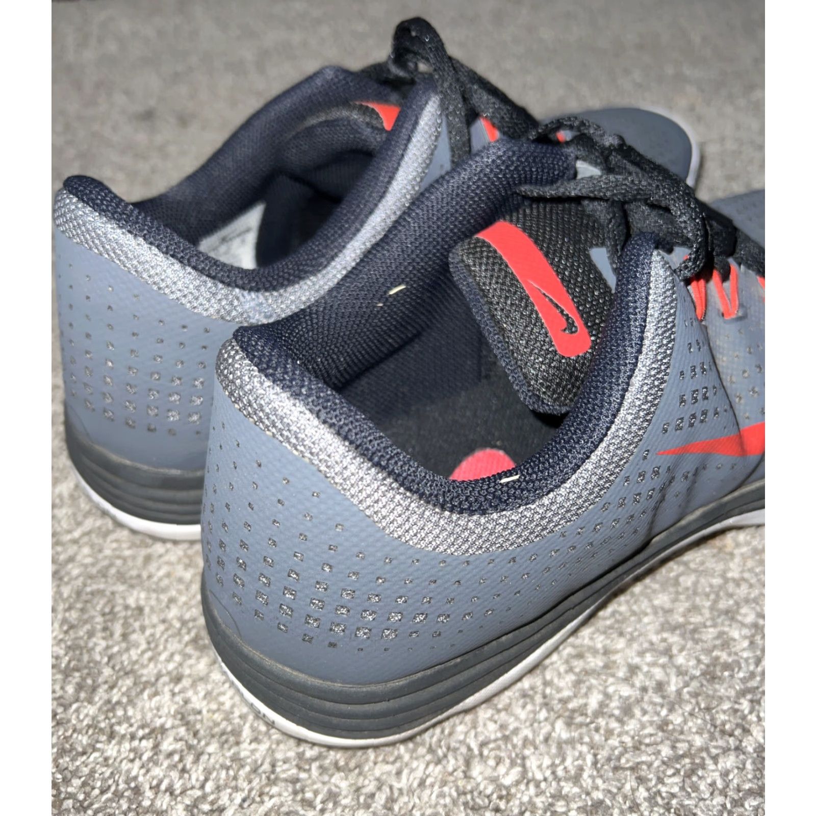 Nike Nike Lunarlon Cypress Golf Sneakers Mens Gray Red Size 11 Size US 11 / EU 44 - 4 Thumbnail