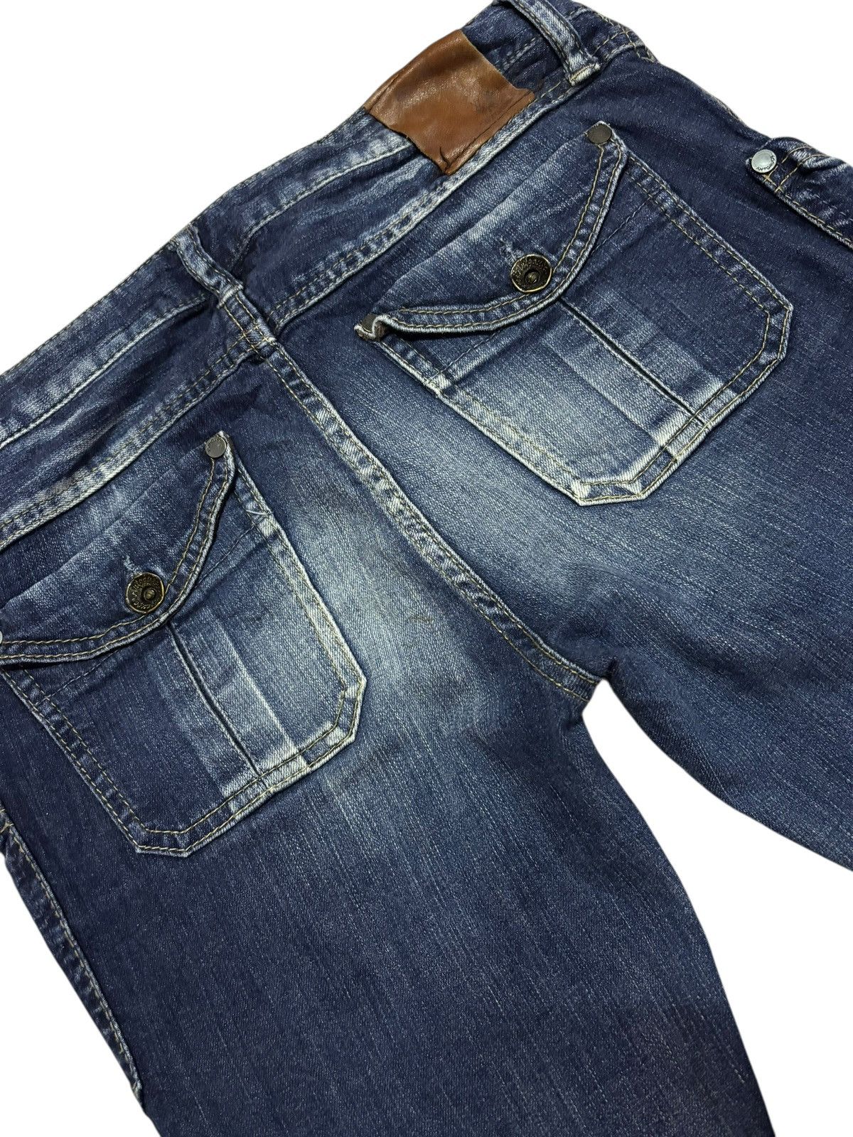 Japanese Brand Vtg Antgauge SP Distressed Skinny Jeans Size US 30 / EU 46 - 6 Thumbnail
