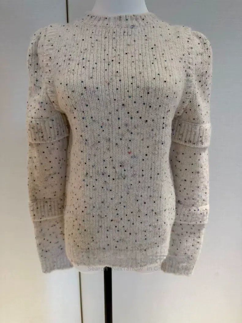 Chanel Chanel White starry sky knitted top sweater Size XS / US 0-2 / IT 36-38 - 1 Thumbnail