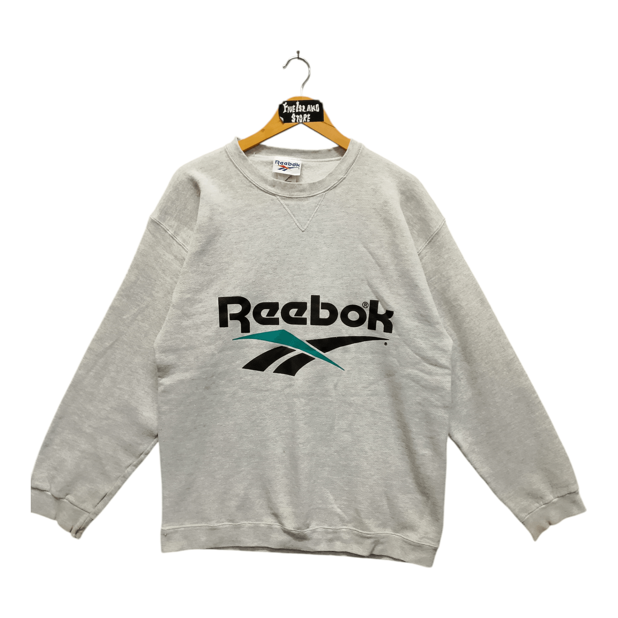 Vintage Reebok Big Logo Crewneck Sweatshirt Made in USA
