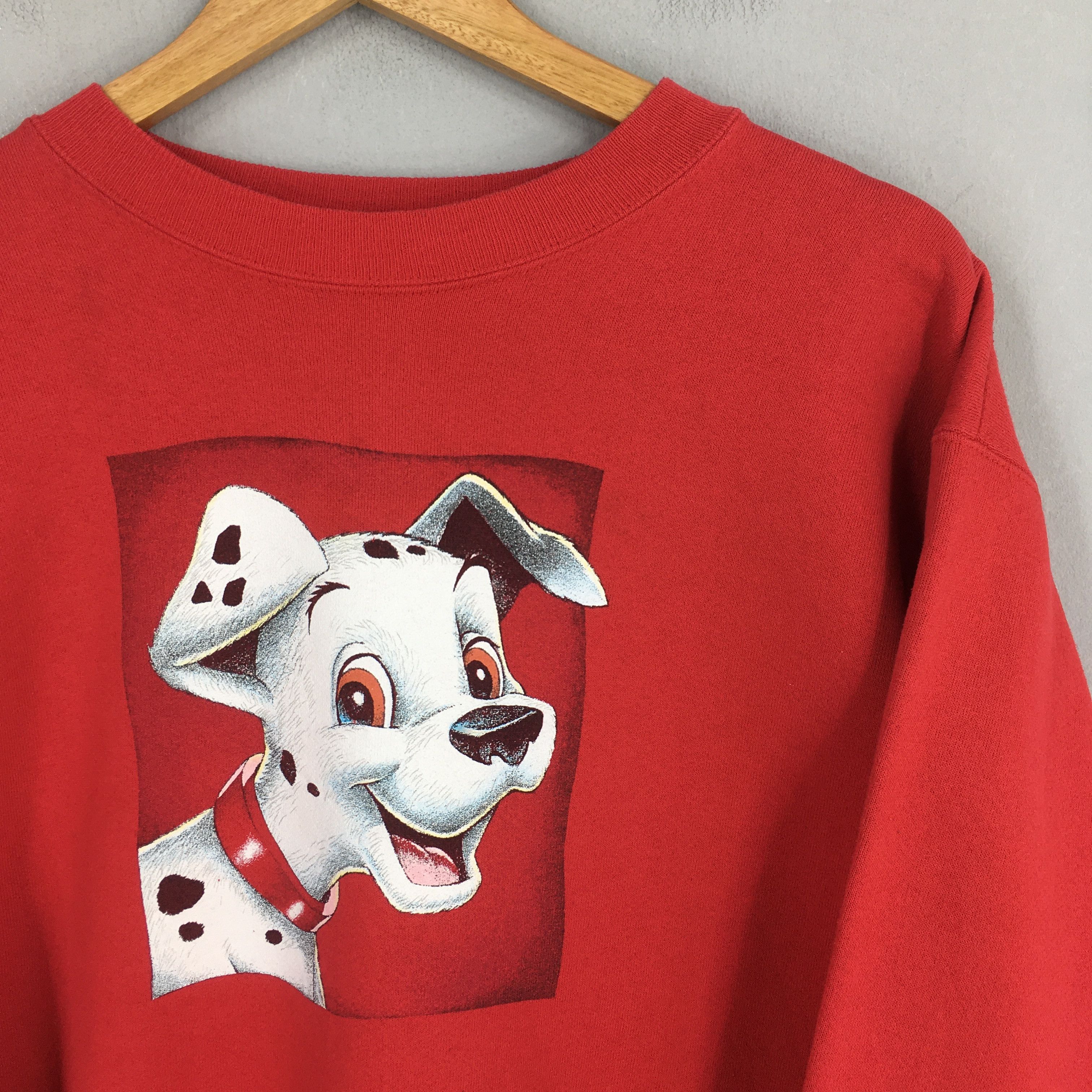 Disney × Vintage Vintage 101 Dalmatians Dog Cartoon Sweatshirt Medium Size US M / EU 48-50 / 2 - 2 Thumbnail