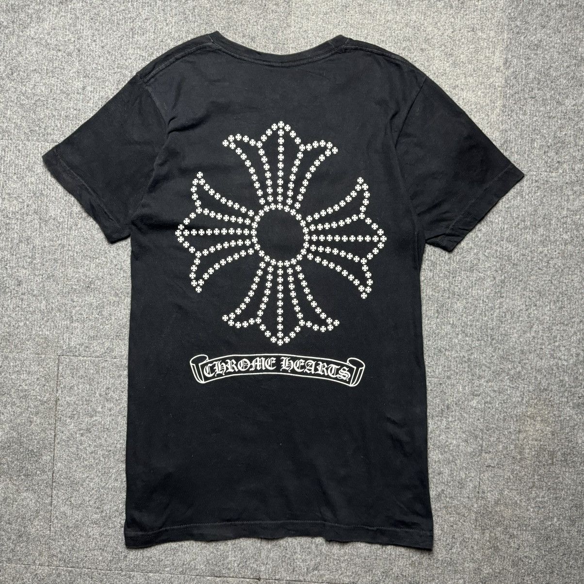 image of Chrome Hearts - Cross Plus Tee in Black, Men's (Size Small)