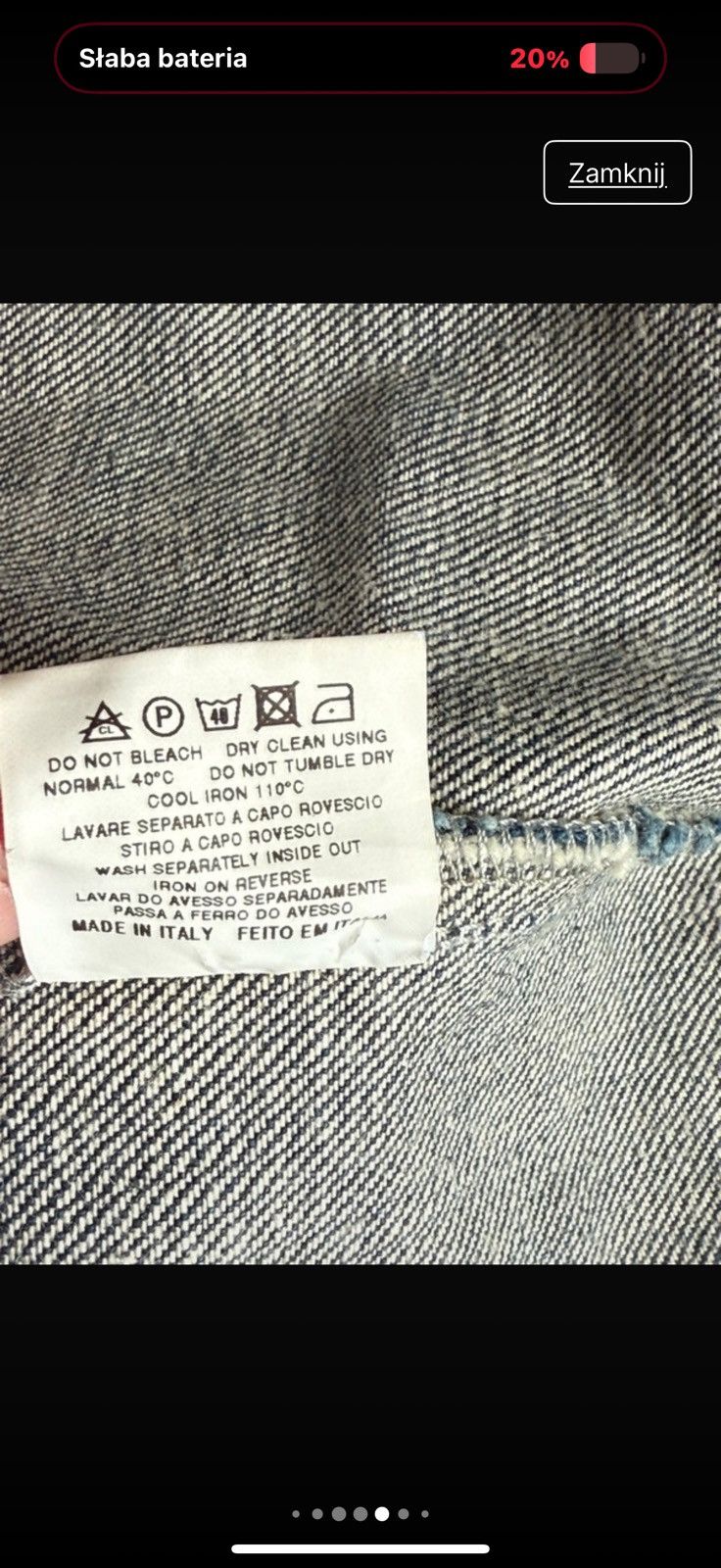 Jean Paul Gaultier Denim JPG New Size S / US 4 / IT 40 - 17 Thumbnail