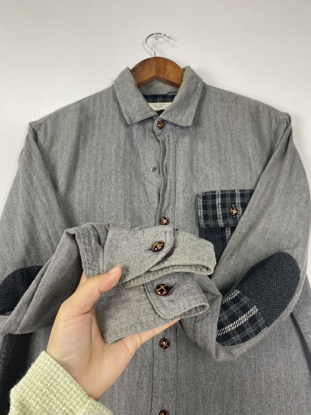 Japanese Brand Glove House Button Shirt Size US L / EU 52-54 / 3 - 8 Thumbnail