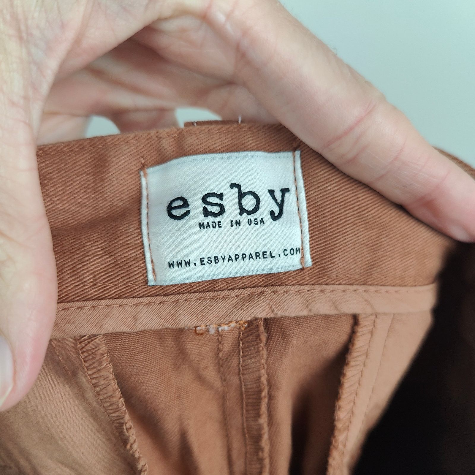 Other Esby Chino Pants 34 Rust Clay Orange Preppy Slow Fashion Size US 34 / EU 50 - 8 Thumbnail