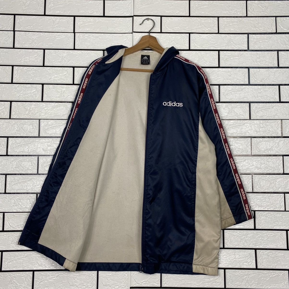 Adidas 📌Vintage Coach Long Jacket Adidas Big Logo Blanket Size US L / EU 52-54 / 3 - 13 Thumbnail