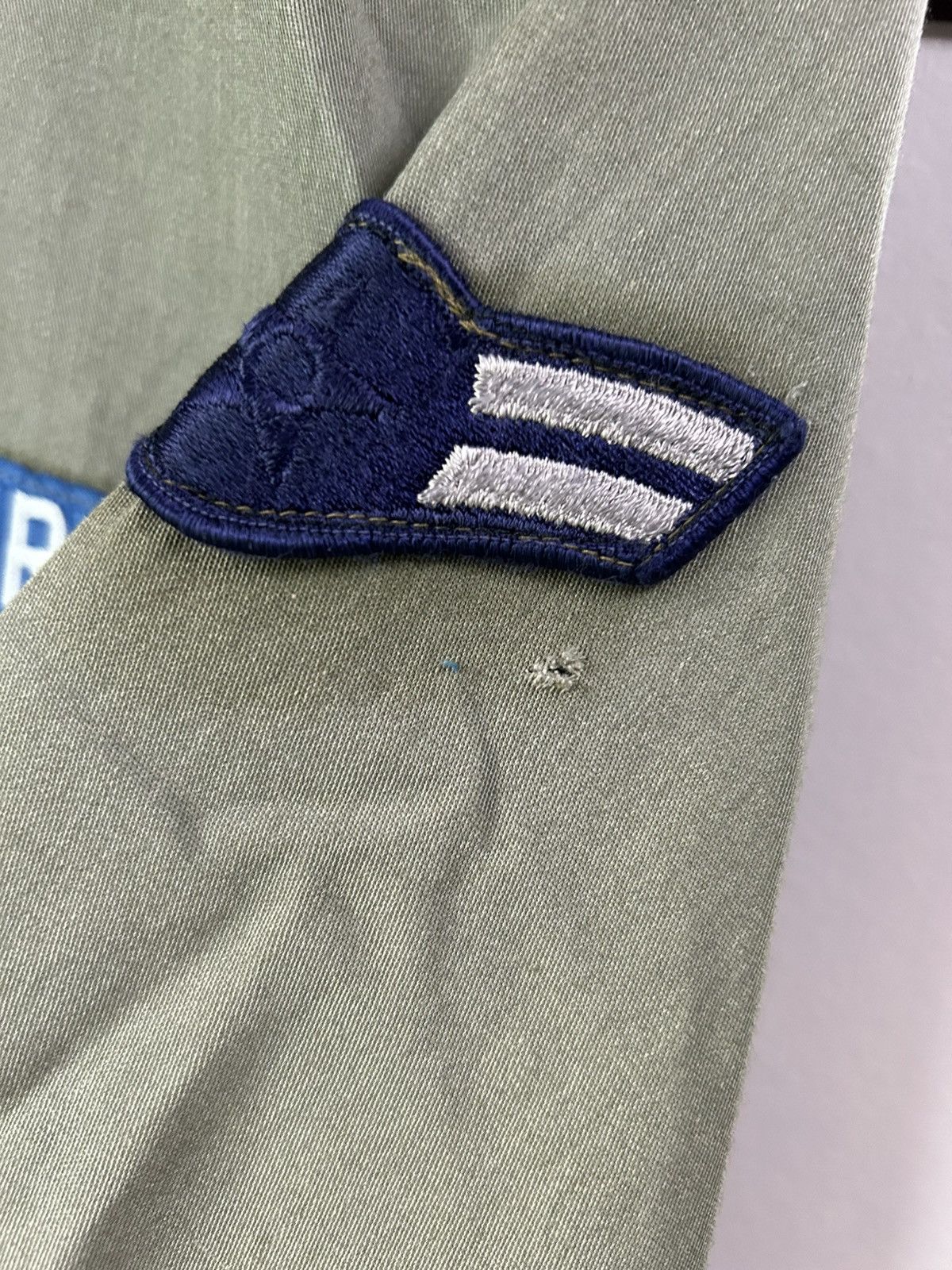 Vintage US Air Force OG-507 Utility Shirt With Airman Rank Size US XL / EU 56 / 4 - 13 Thumbnail