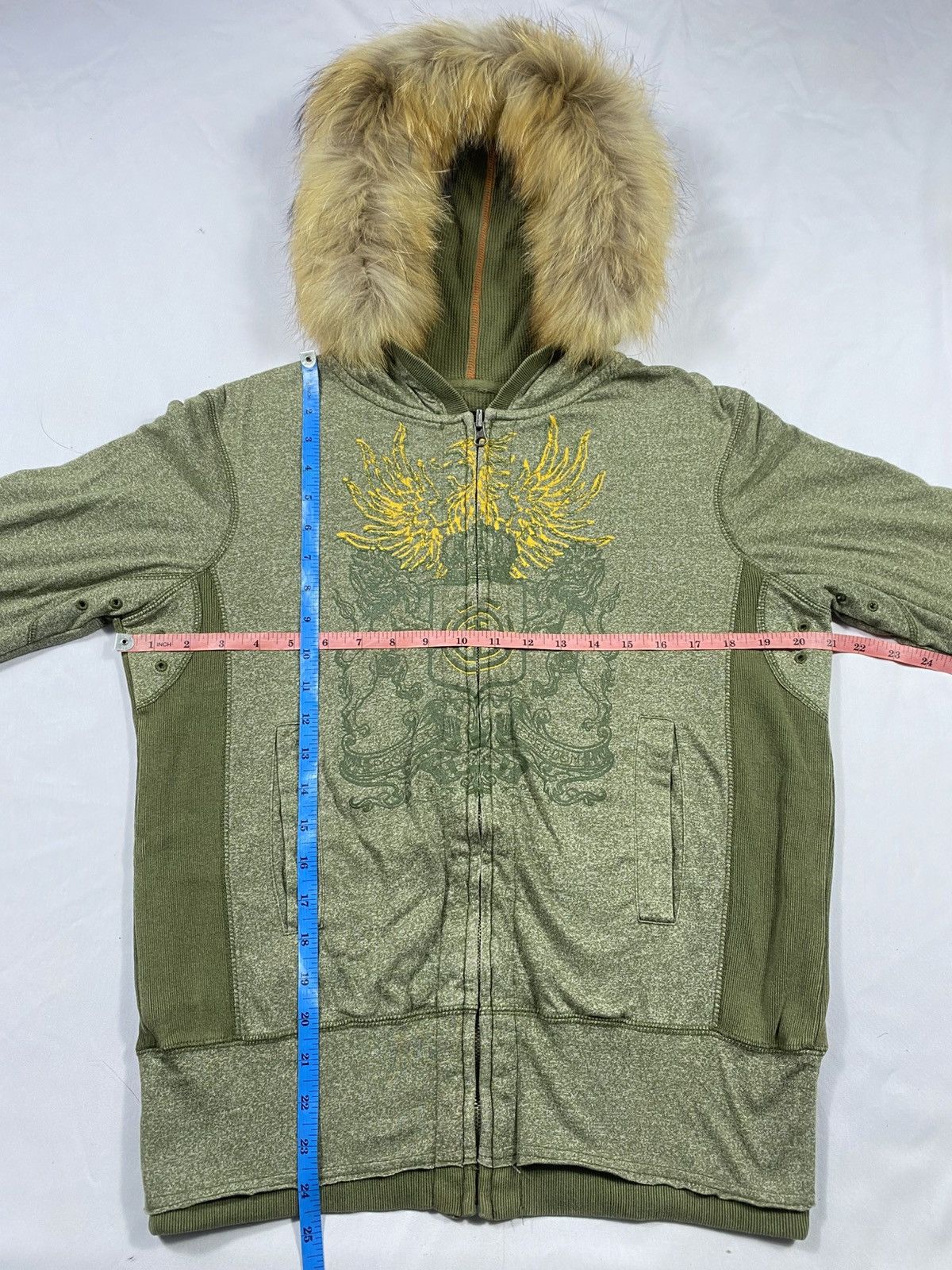 If Six Was Nine × Japanese Brand × Le Grande Bleu (L.G.B.) Japanese Element Zip Fur Hoodie Lgb ifsix style Size US M / EU 48-50 / 2 - 9 Thumbnail