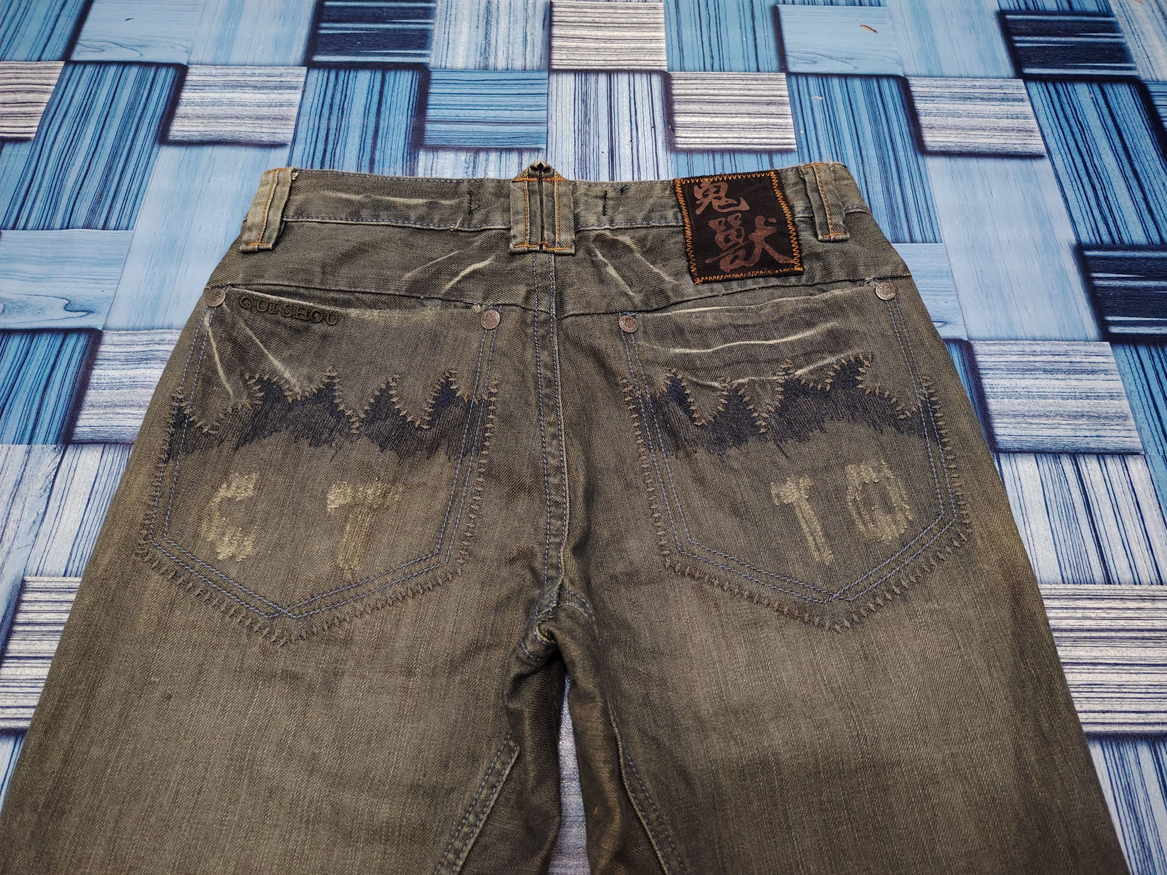 Seditionaries INSANE JAPANESE Gui Shou Jeans Distressed Jeans Size US 30 / EU 46 - 16 Thumbnail