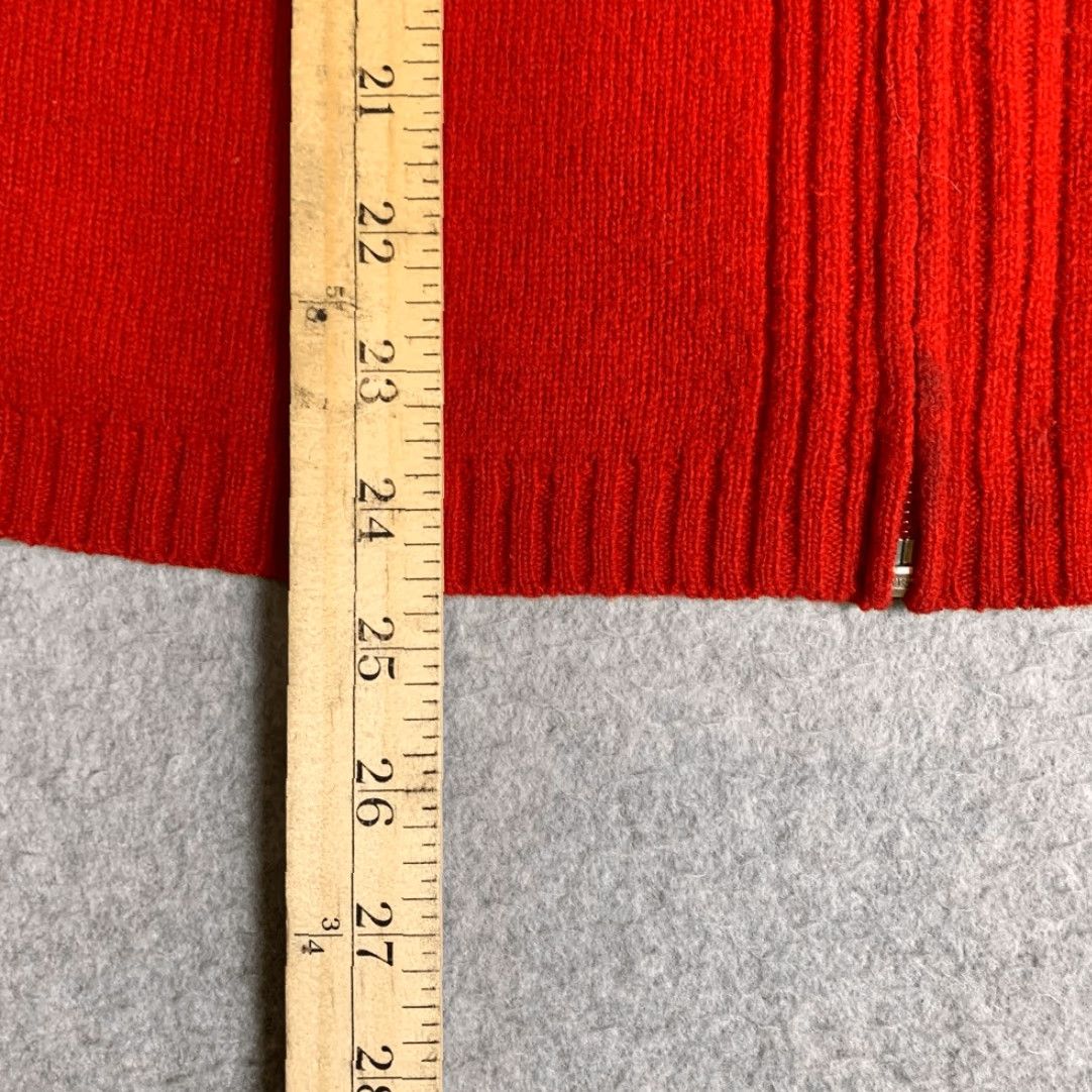 Pendleton Pendleton Vest Womens Size L 100% Lambs Wool Red Zip Front Ribbed Sweter Vest Red Seller: Pendleton Size L / US 10 / IT 46 - 6 Thumbnail