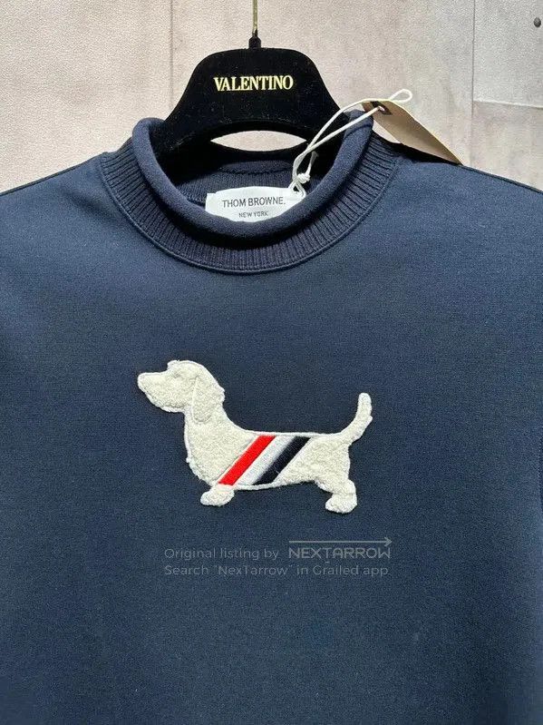 Thom Browne Thom Browne Winter Blue Cotton Women's Sweatshirt . Size M / US 6-8 / IT 42-44 - 2 Thumbnail