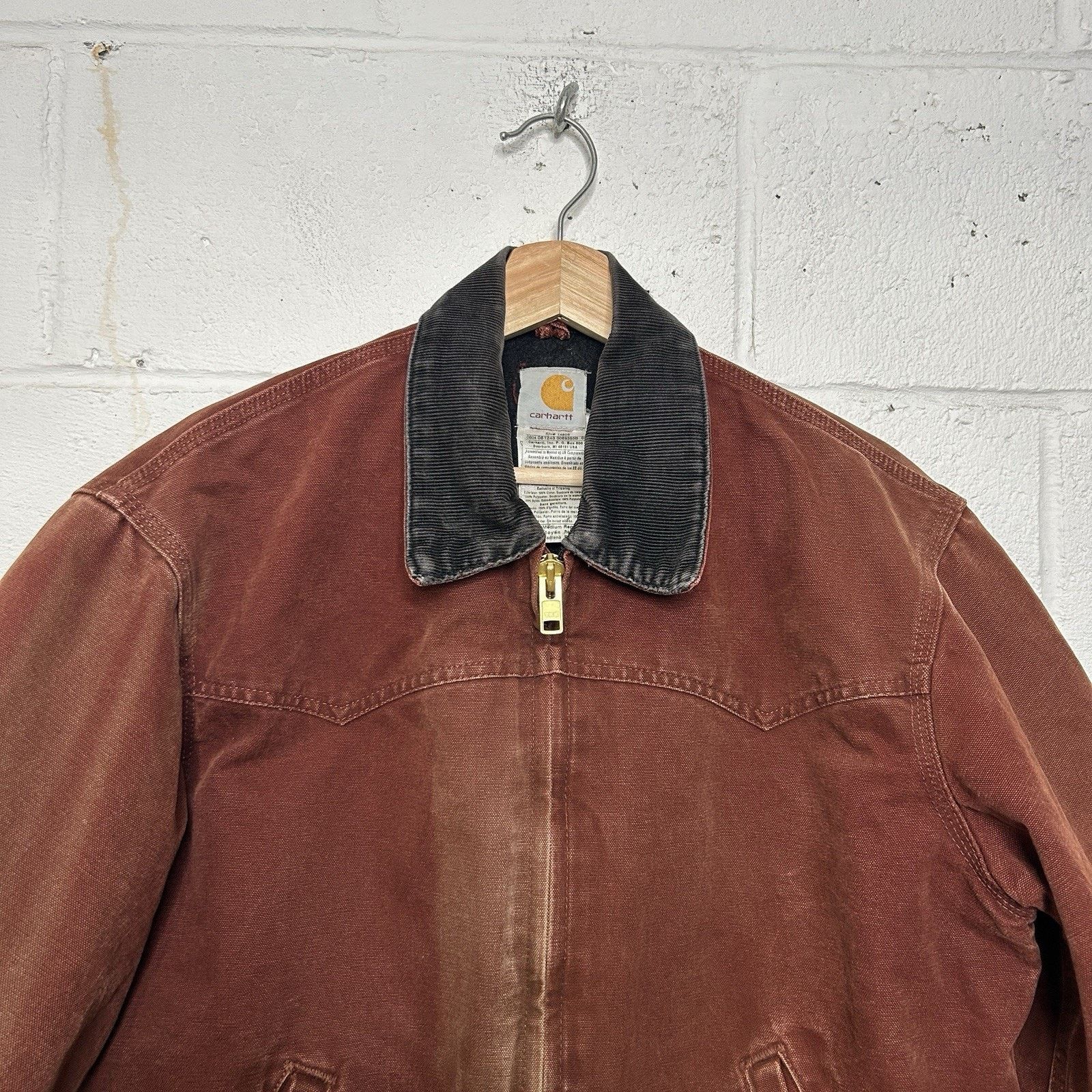 Carhartt Vintage Carhartt Quilted Santa Fe Jacket “Clay Red” J14 CLY Size US M / EU 48-50 / 2 - 3 Thumbnail