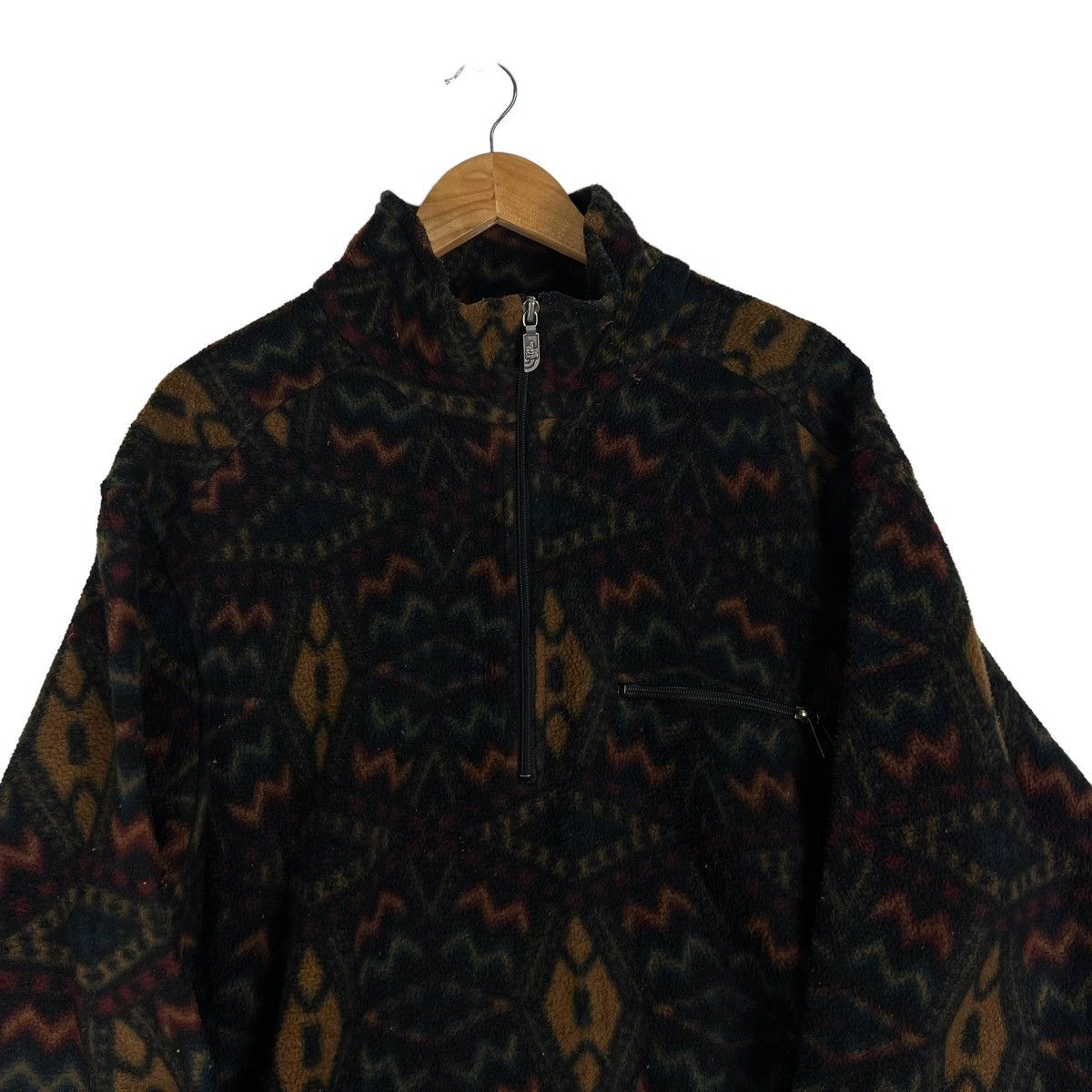 The North Face 🔥90’s Vintage The North Face Navajo Aztec Design Fleece Size US L / EU 52-54 / 3 - 2 Thumbnail